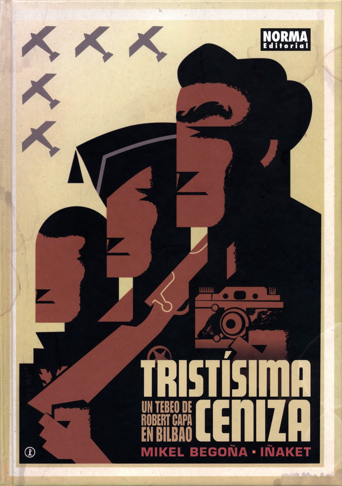 Portada ampliada de Tristísima ceniza