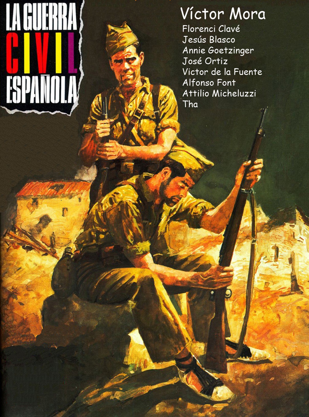 Portada ampliada de La Guerra Civil Espanola