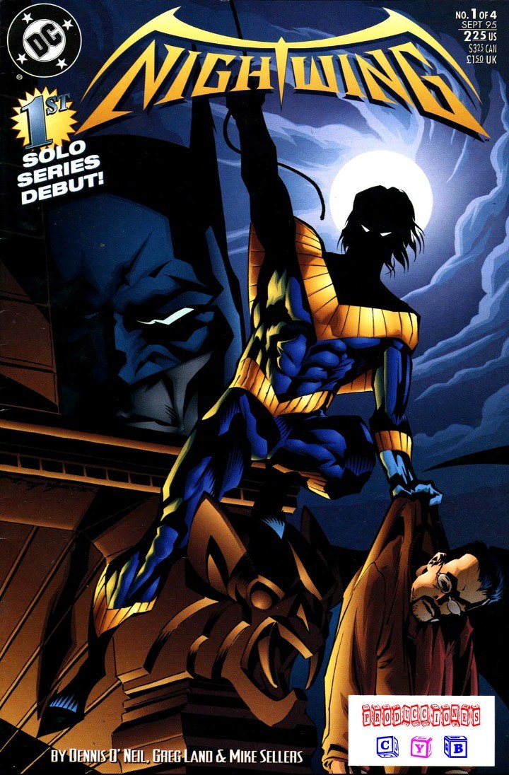 Portada ampliada de Nightwing