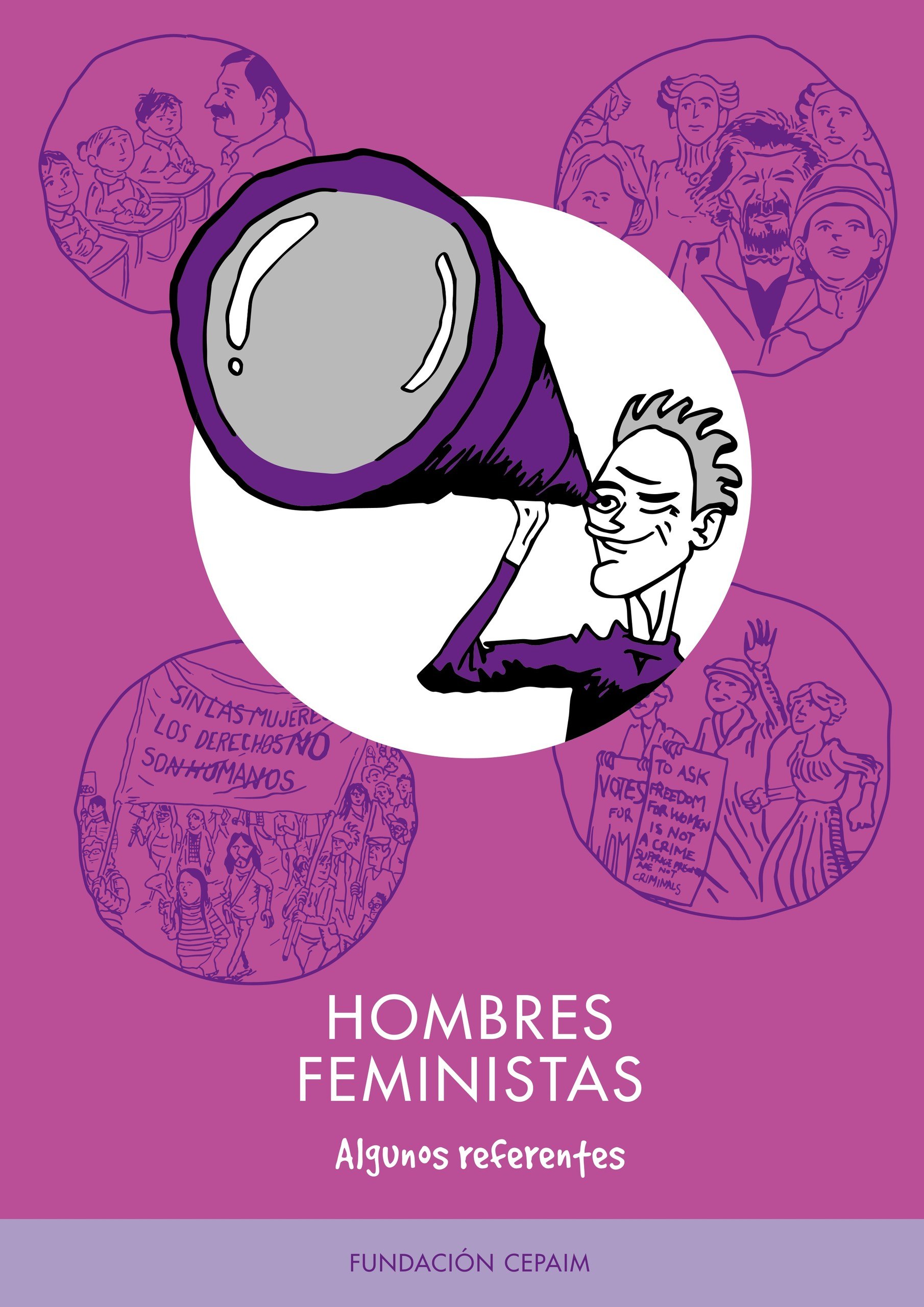 Portada ampliada de HOMBRES FEMINISTAS Algunos referentes