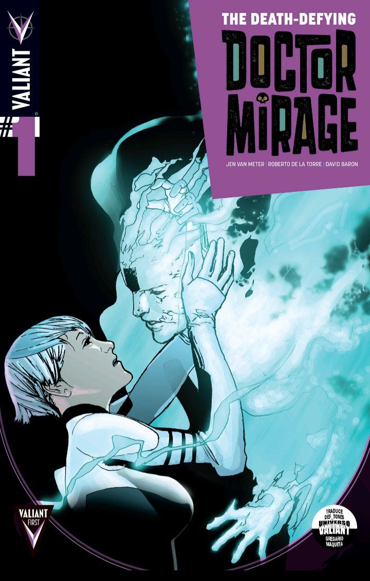 Portada ampliada de THE DEATH-DEFYING DOCTOR MIRAGE
