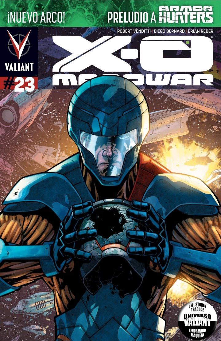 Portada ampliada de X-O Manowar