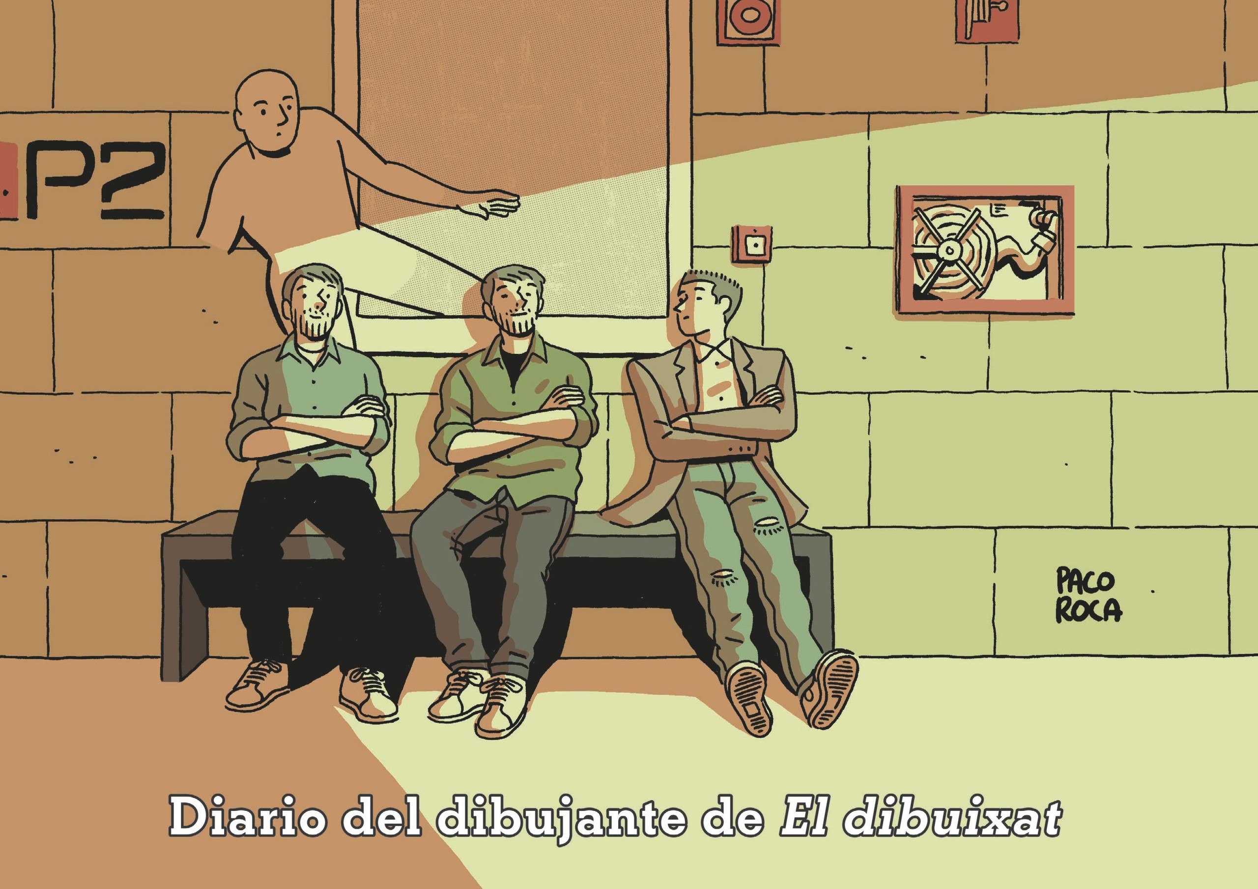 Portada ampliada de Diario del dibujante de El dibuixat