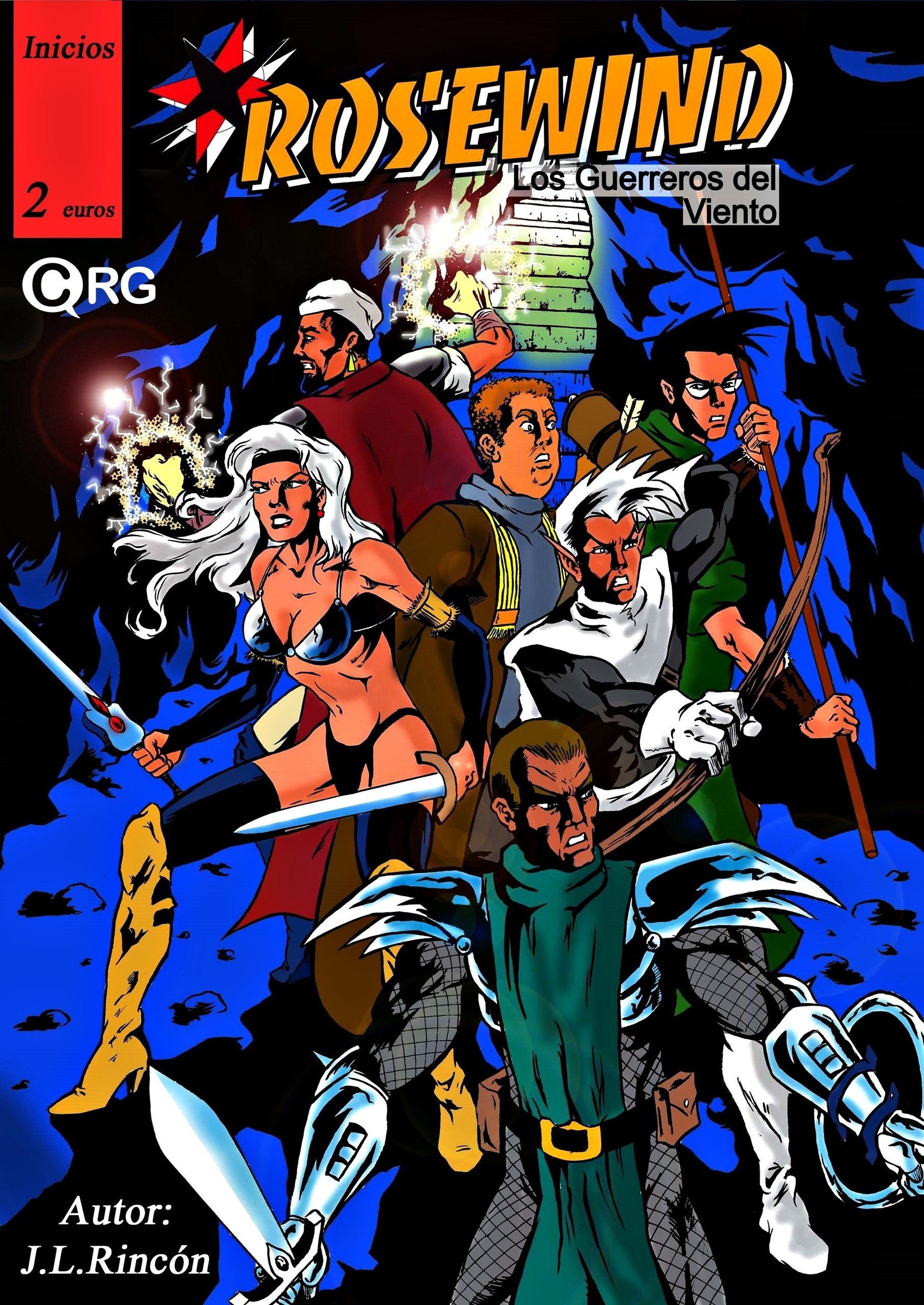 Portada ampliada de ROSEWIND Los Guerreros del Viento