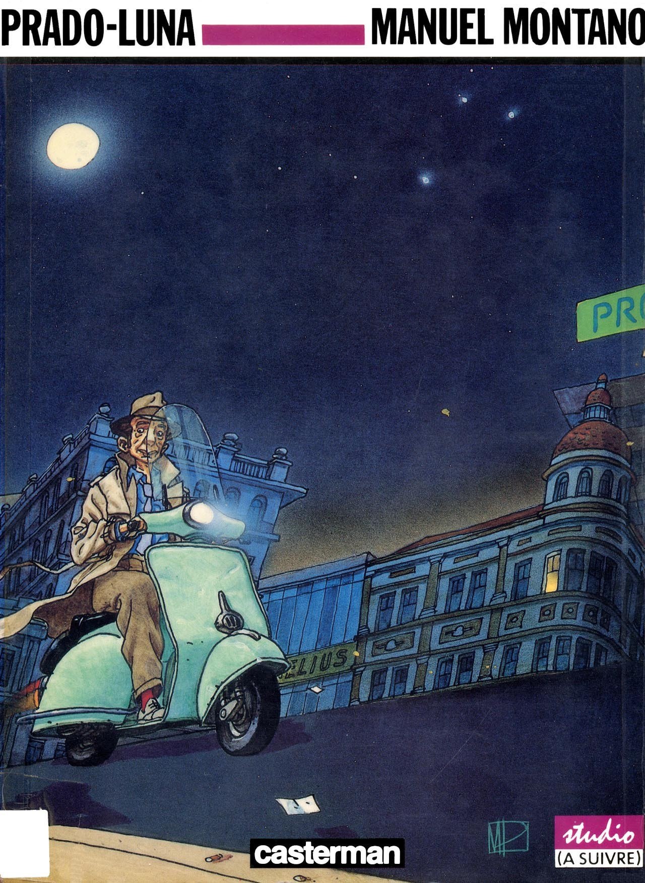 Portada ampliada de Prado & Luna - Manuel Montano.El manantial de la noche (CRG)