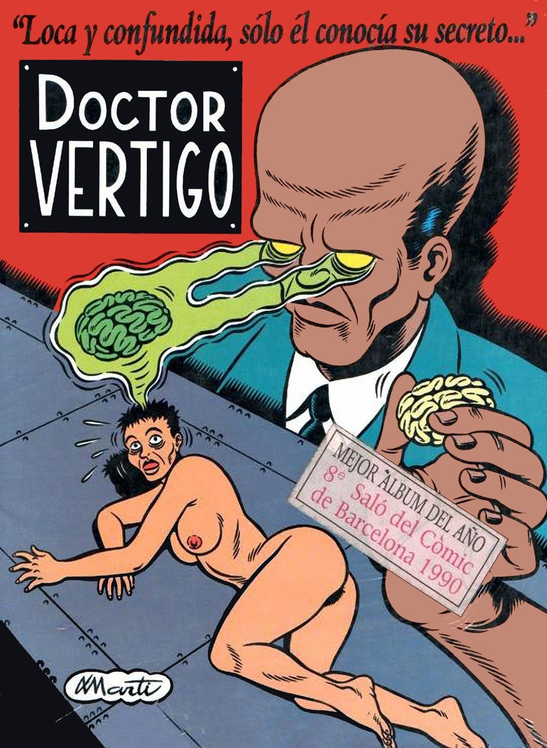 Portada ampliada de Doctor Vertigo