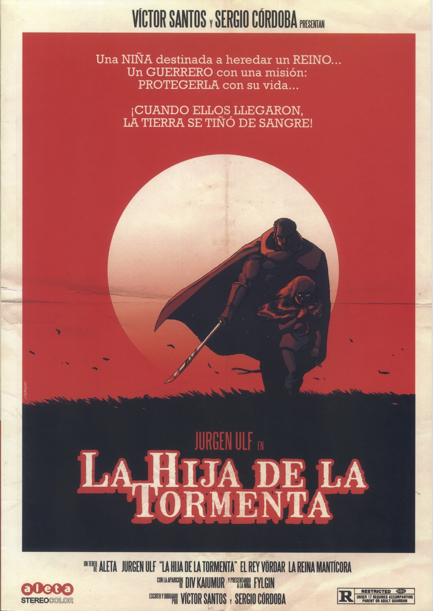 Portada ampliada de La hija de la tormenta