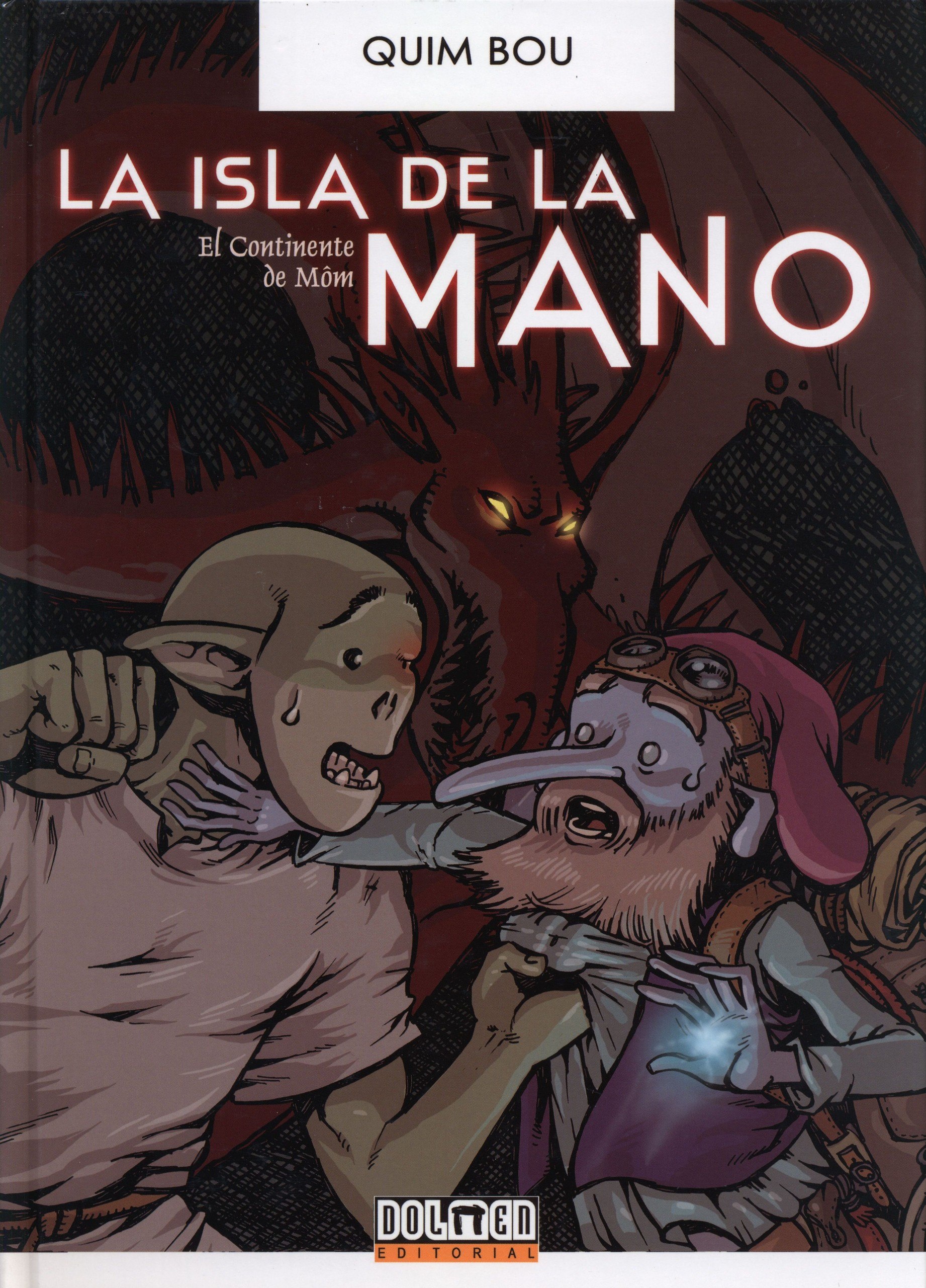Portada ampliada de LA ISLA DE LA MANO