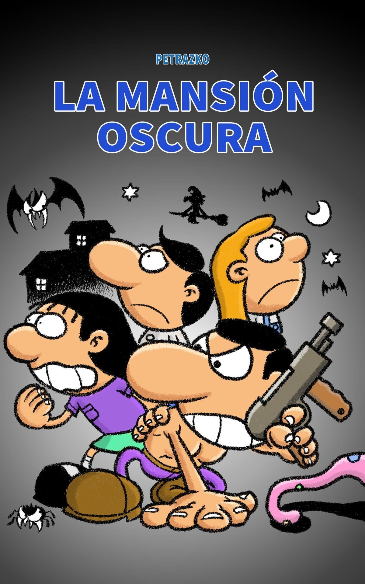 Portada ampliada de La Mansión Oscura