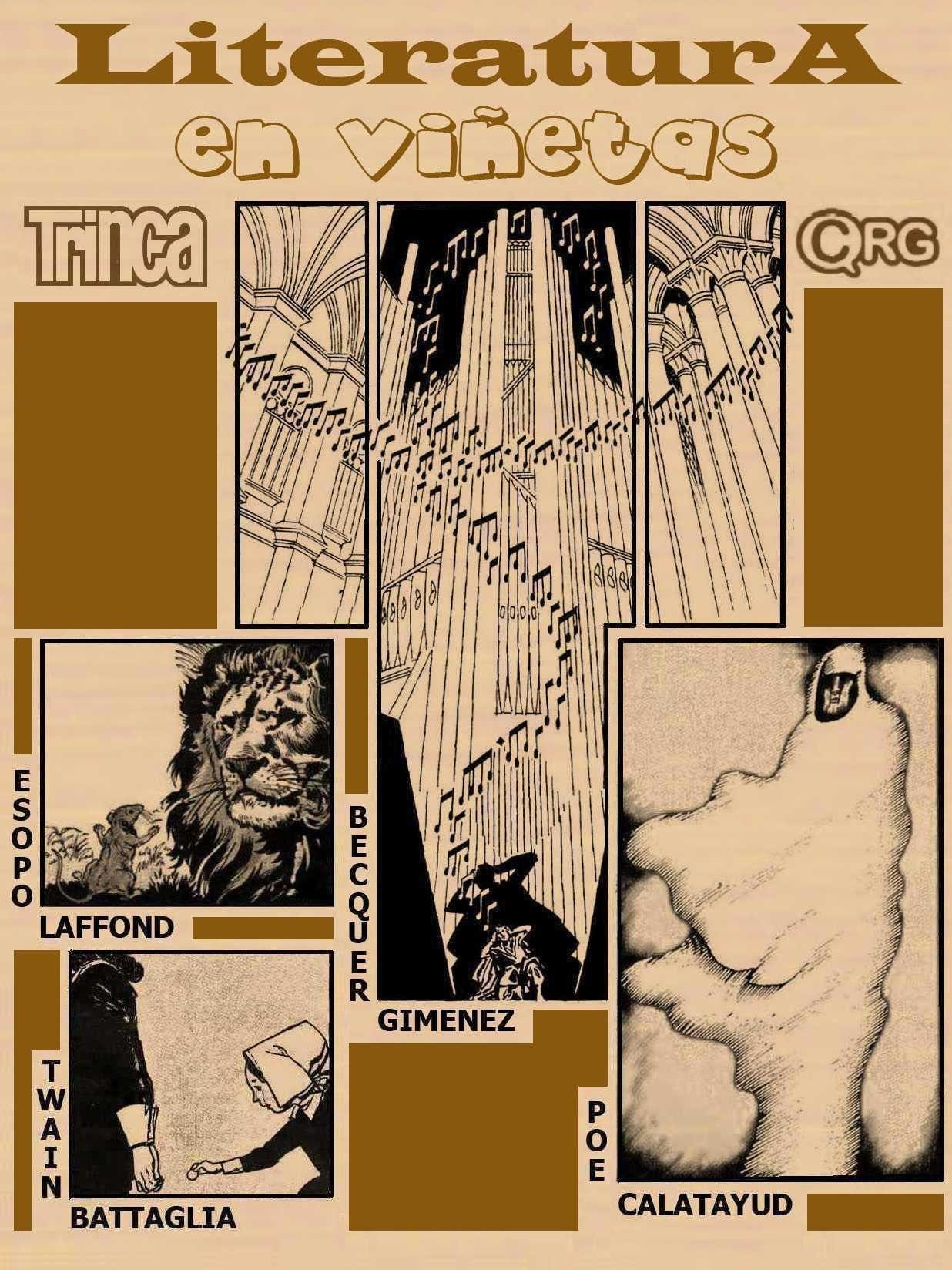 Portada ampliada de LiteraturA en viñetas