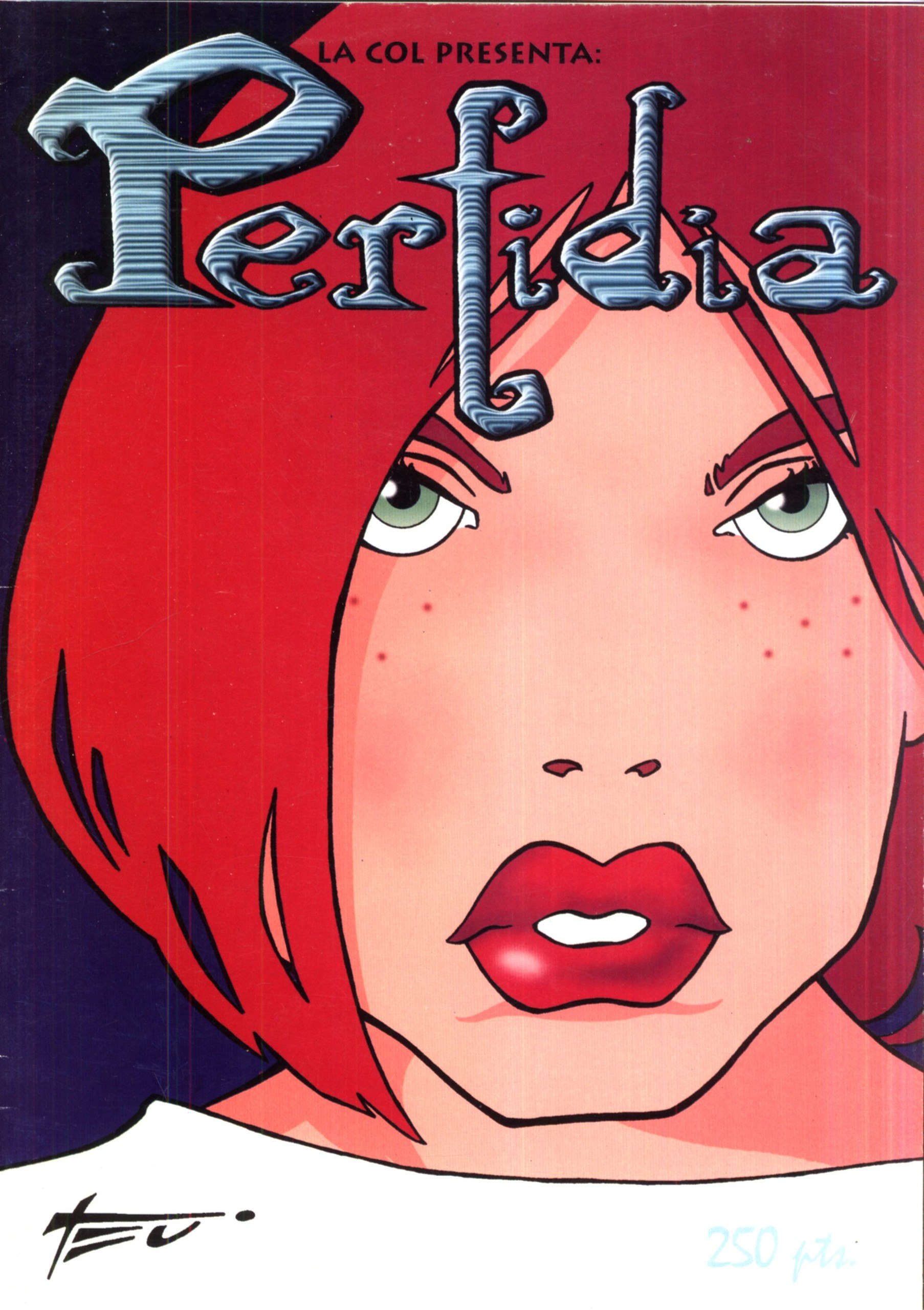 Portada ampliada de Perfidia