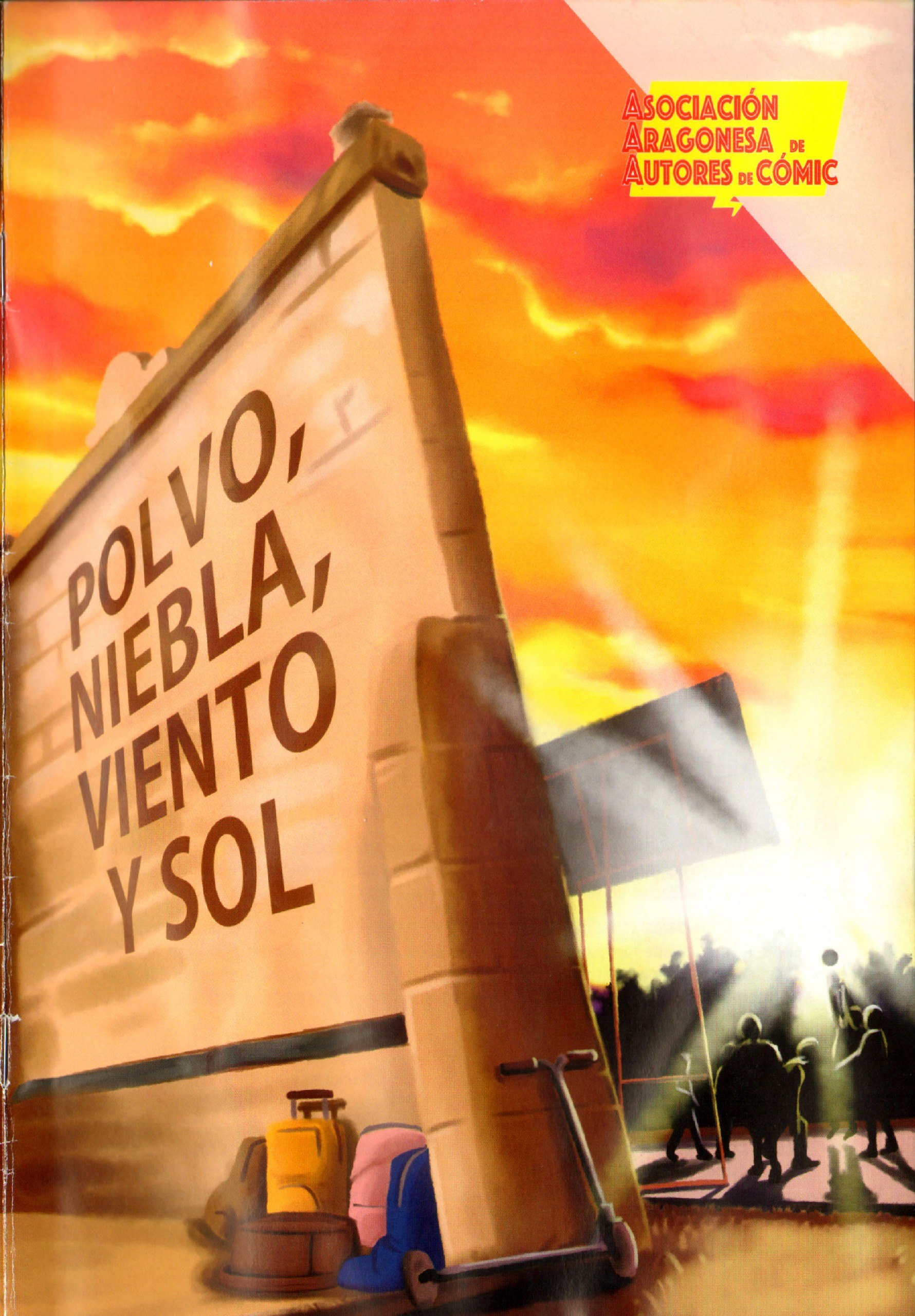 Portada ampliada de POLVO, NIEBLA, VIENTO Y SOL