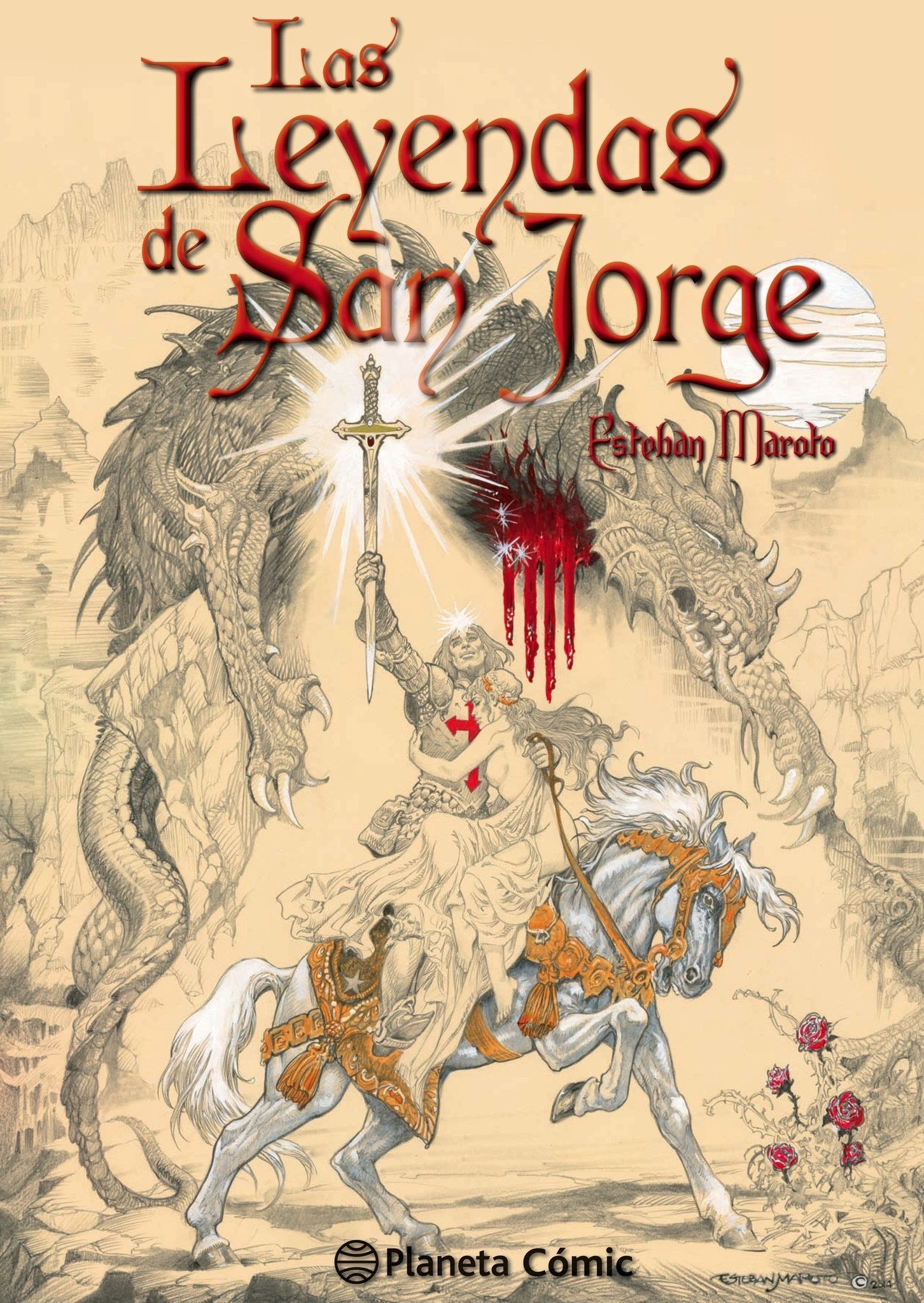 Portada ampliada de Las leyendas de San Jorge
