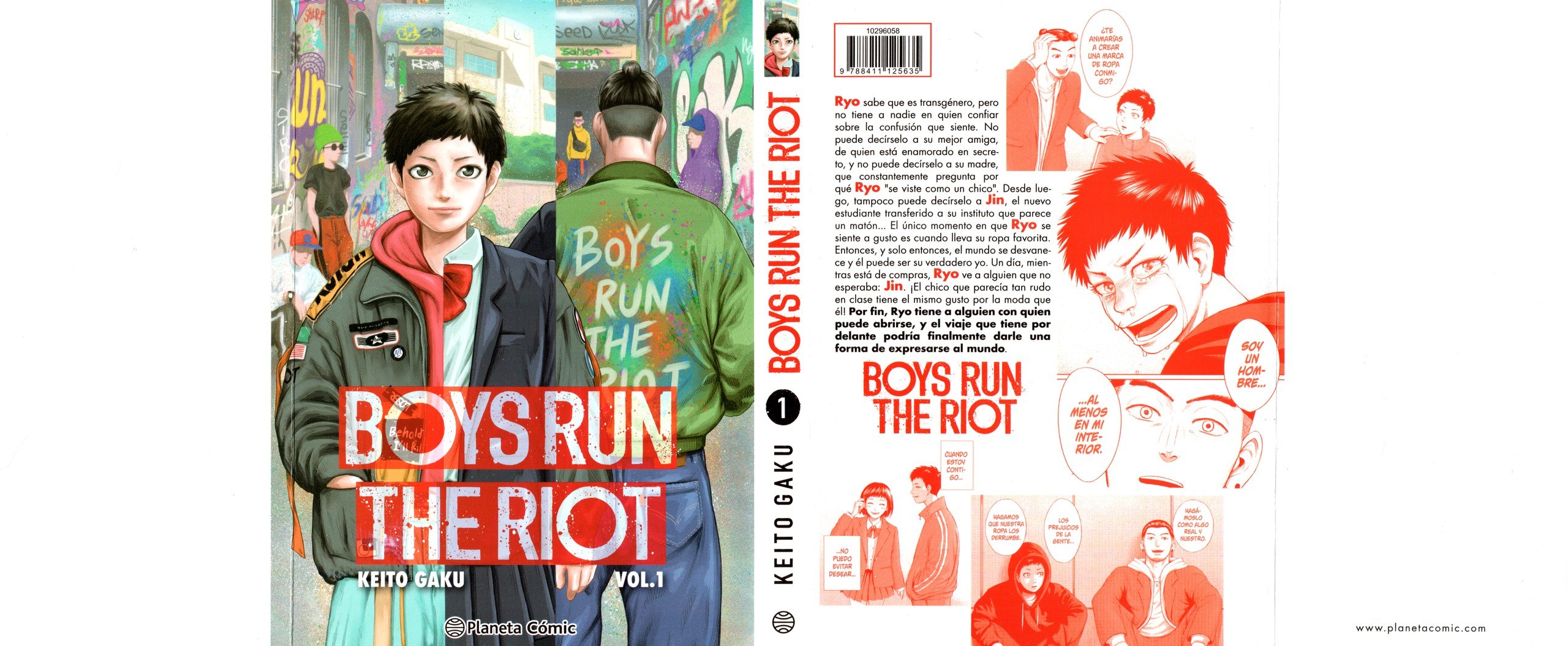 Portada ampliada de Boys Run the Riot (Planeta Comic)(2022-23)