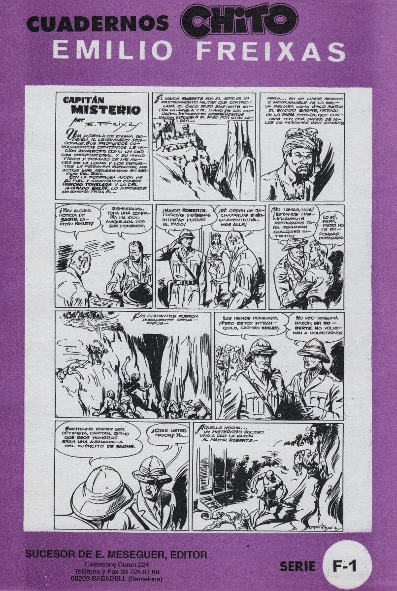Portada ampliada de Chito (1998, Meseguer) -Cuadernos. Serie F- 1-