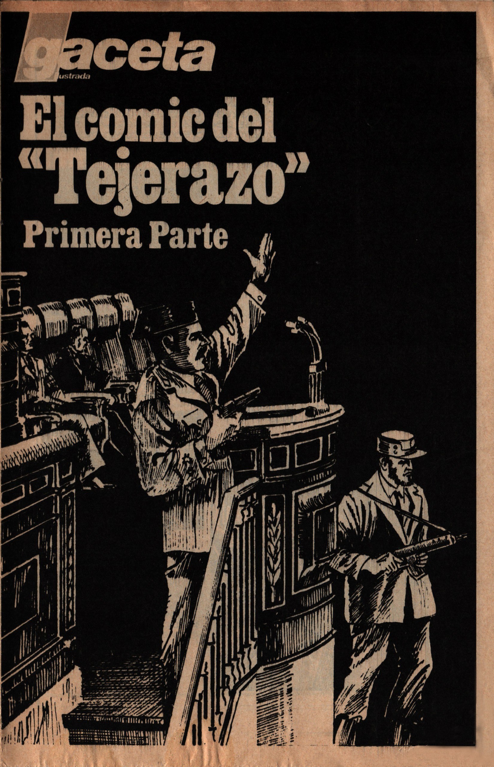 Portada ampliada de El comic del "Tejerazo"