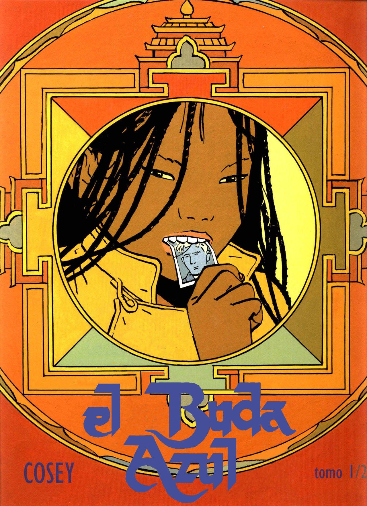 Portada ampliada de El Buda Azul (Dupuis)(2005-06)