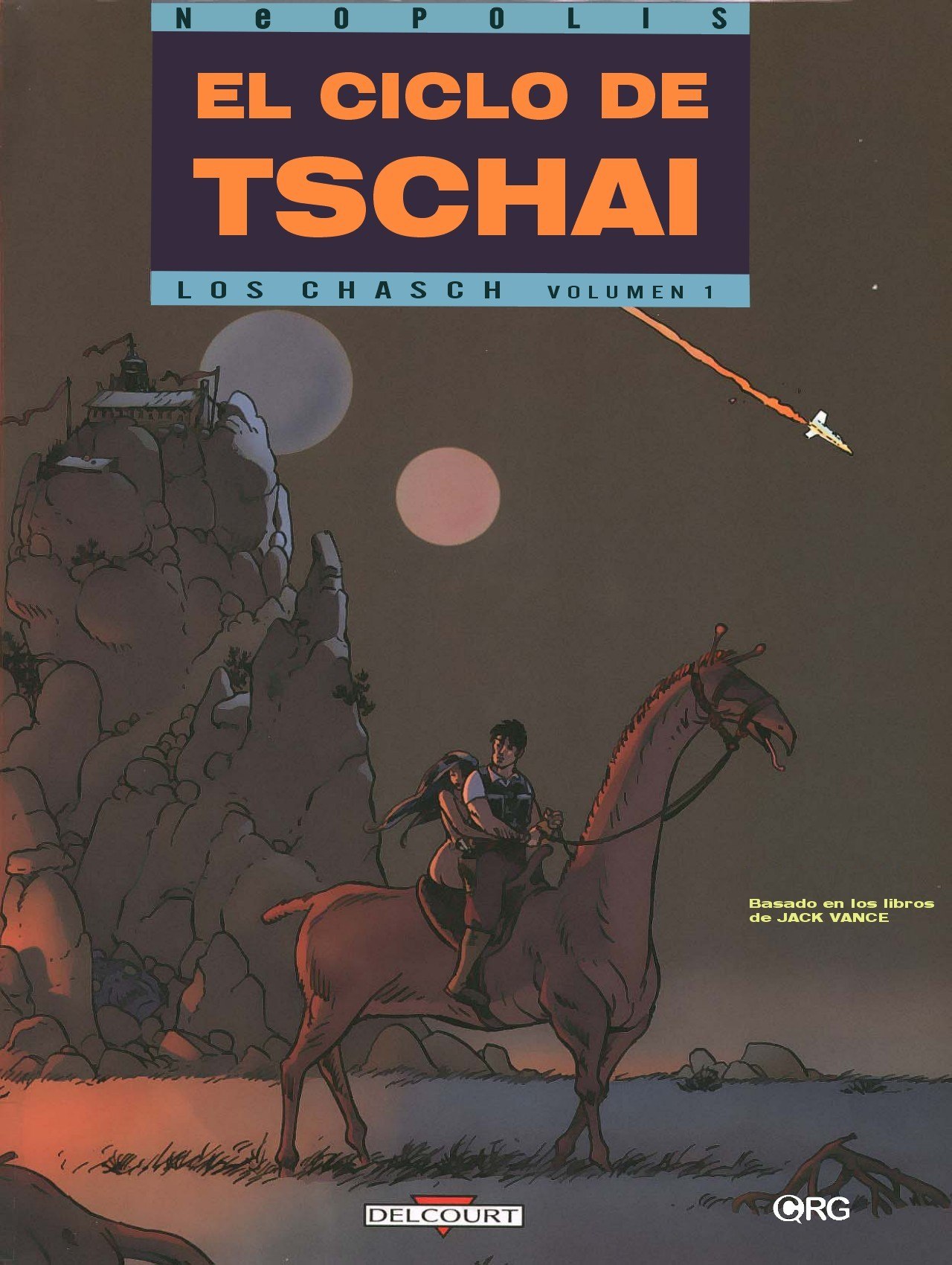 Portada ampliada de El Ciclo de Tschai