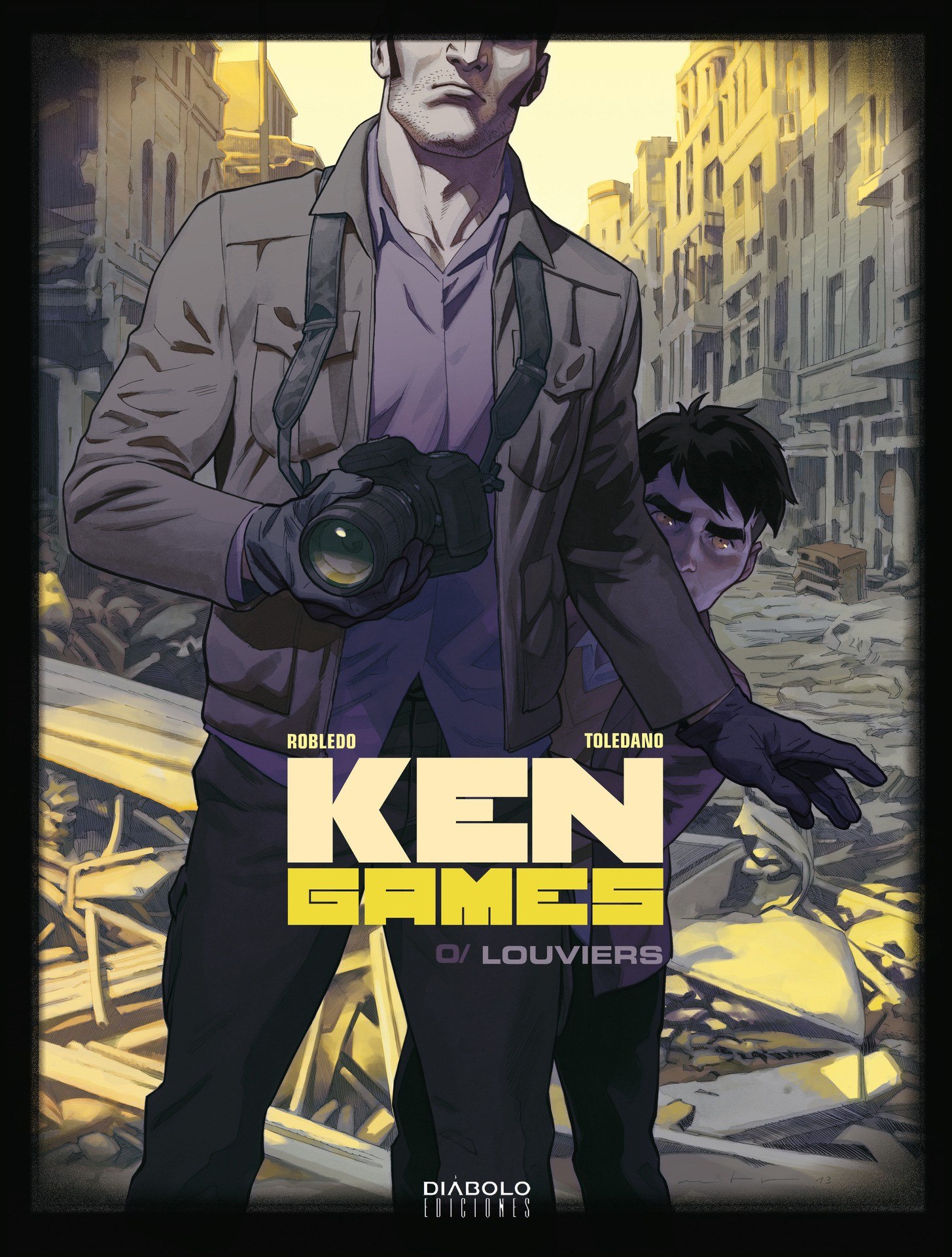 Portada ampliada de Ken Games (de J.Robledo y M.Toledano)(Ed.Diabolo)(2009-14)