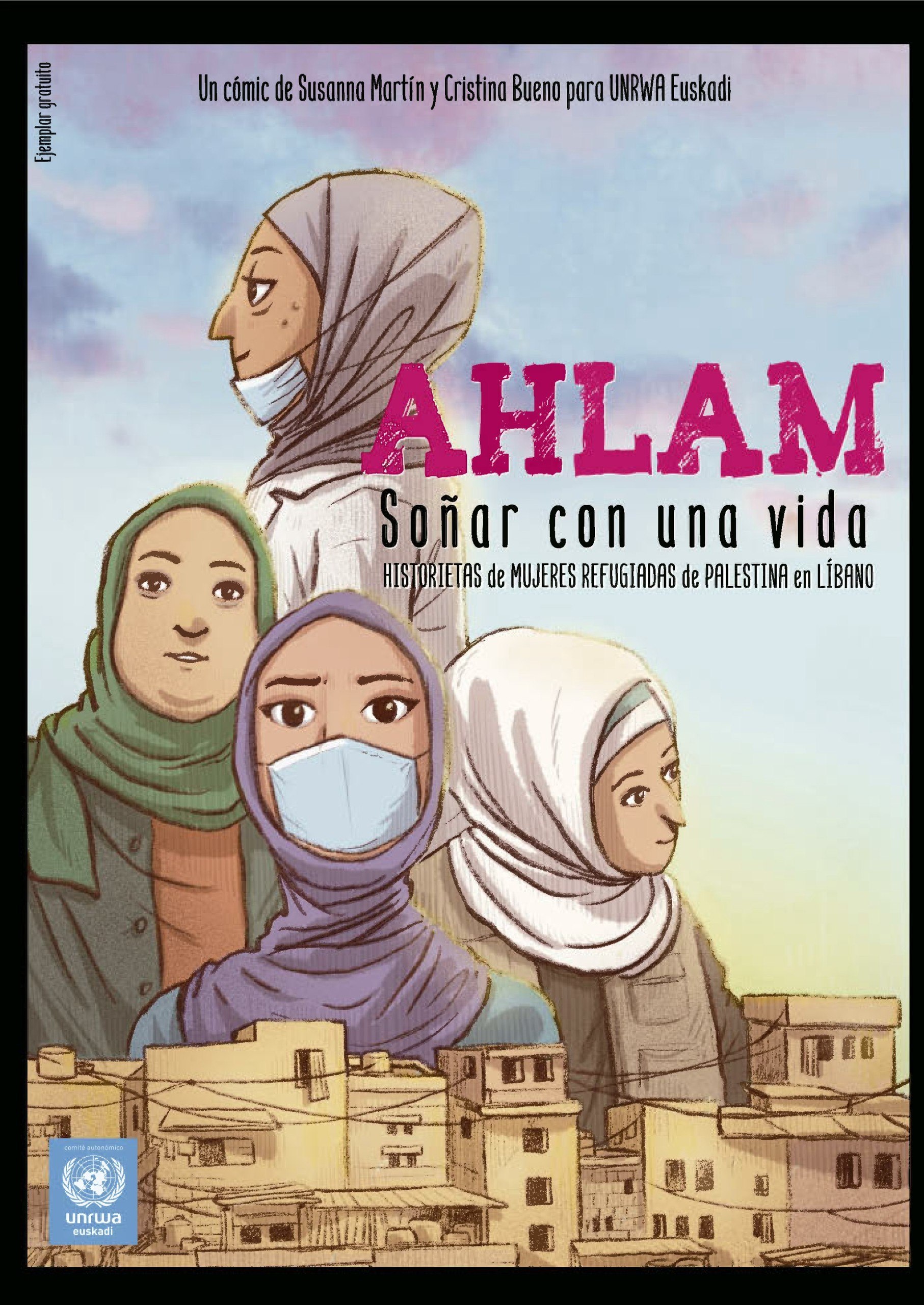 Portada ampliada de Ahlam.Sonar con una vida(Susanna Martin-Cristina Bueno)(Fakolas)(CRG)