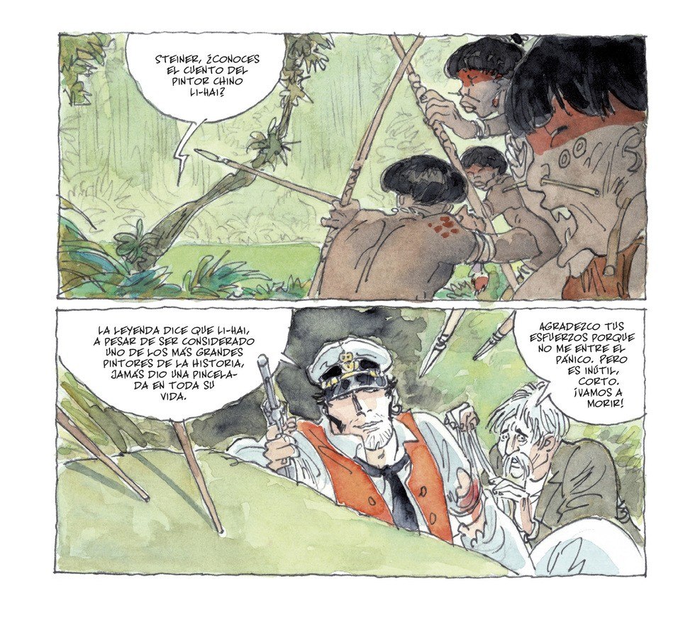 Portada ampliada de Corto Maltes - Cuento chino