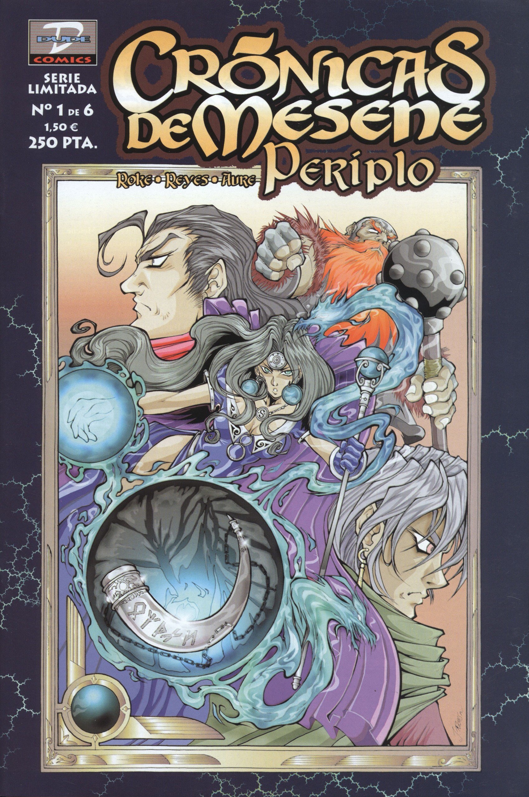 Portada ampliada de Crónicas de Mesene Periplo