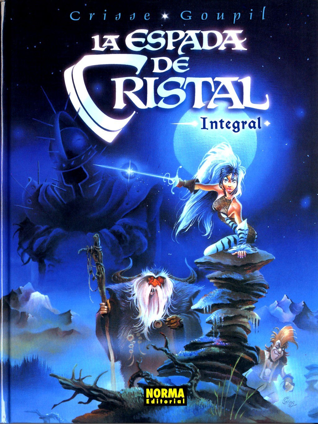 Portada ampliada de La espada de cristal Integral