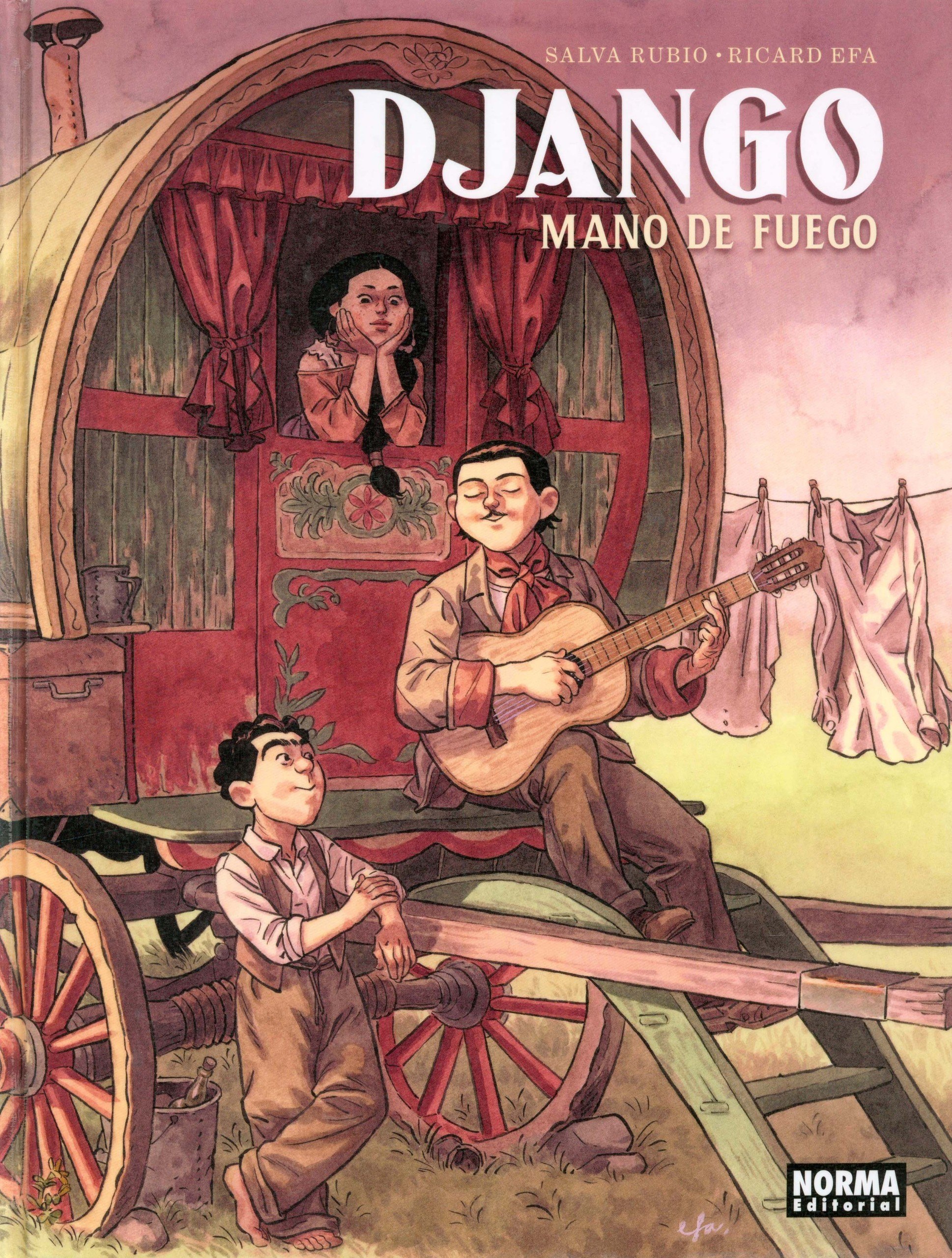 Portada ampliada de DJANGO MANO DE FUEGO