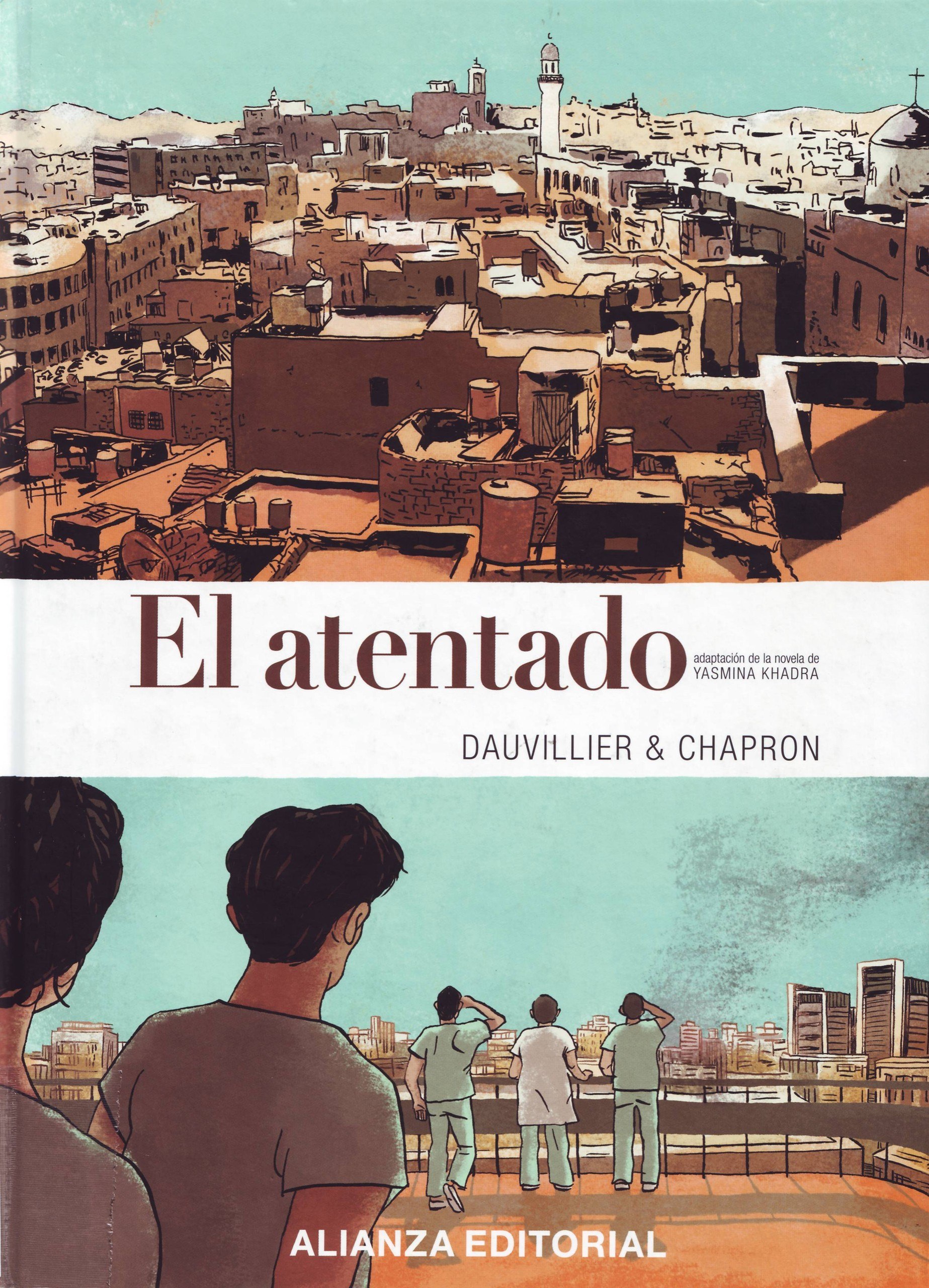 Portada ampliada de El atentado