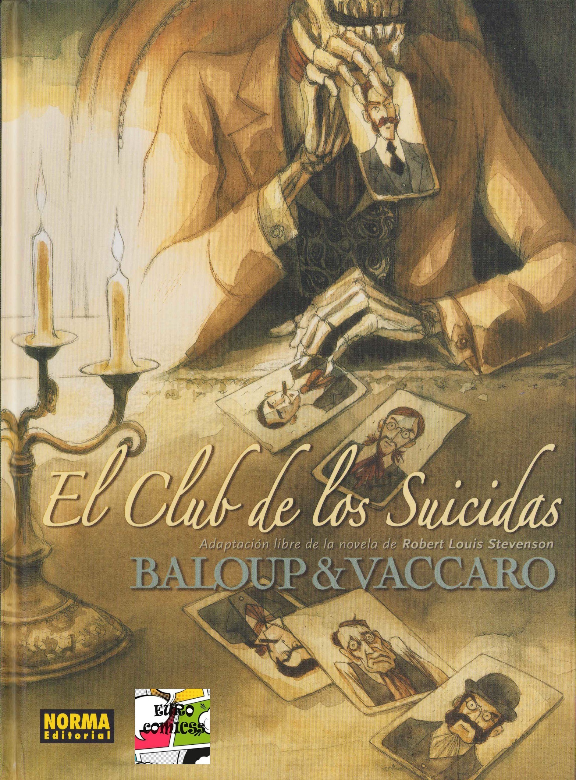 Portada ampliada de El Club de los Suicidas
