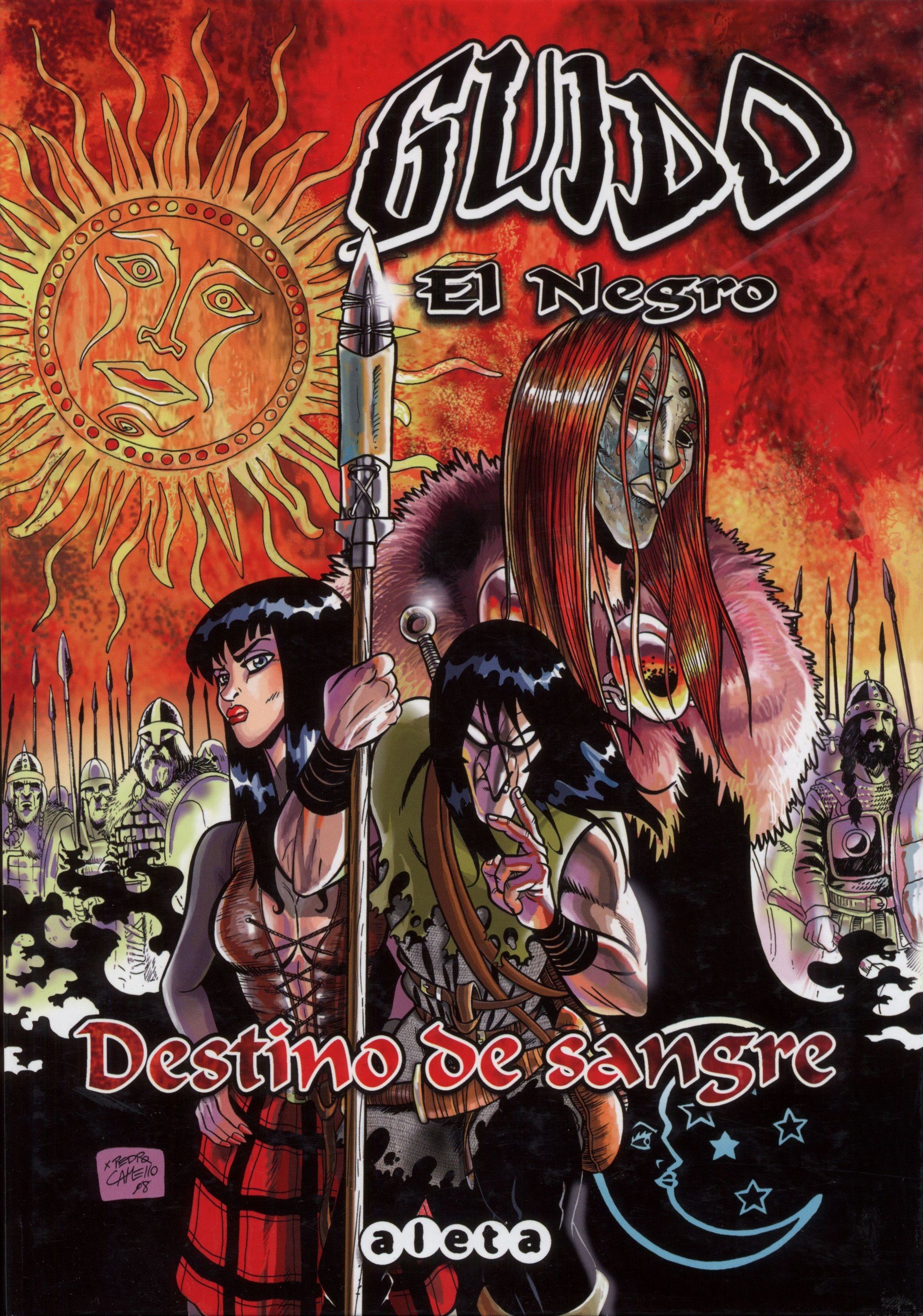 Portada ampliada de Guido El Negro: Destino de sangre