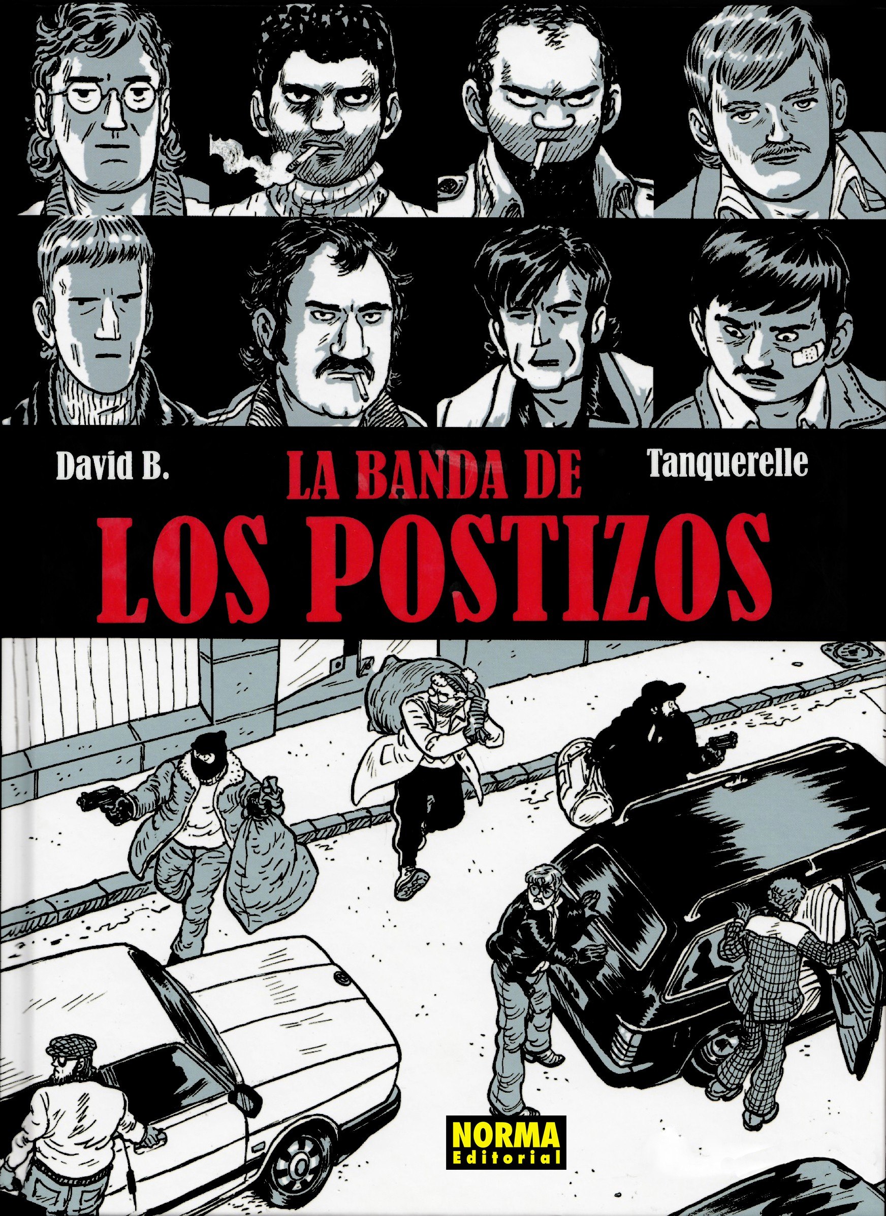 Portada ampliada de La banda de los postizos