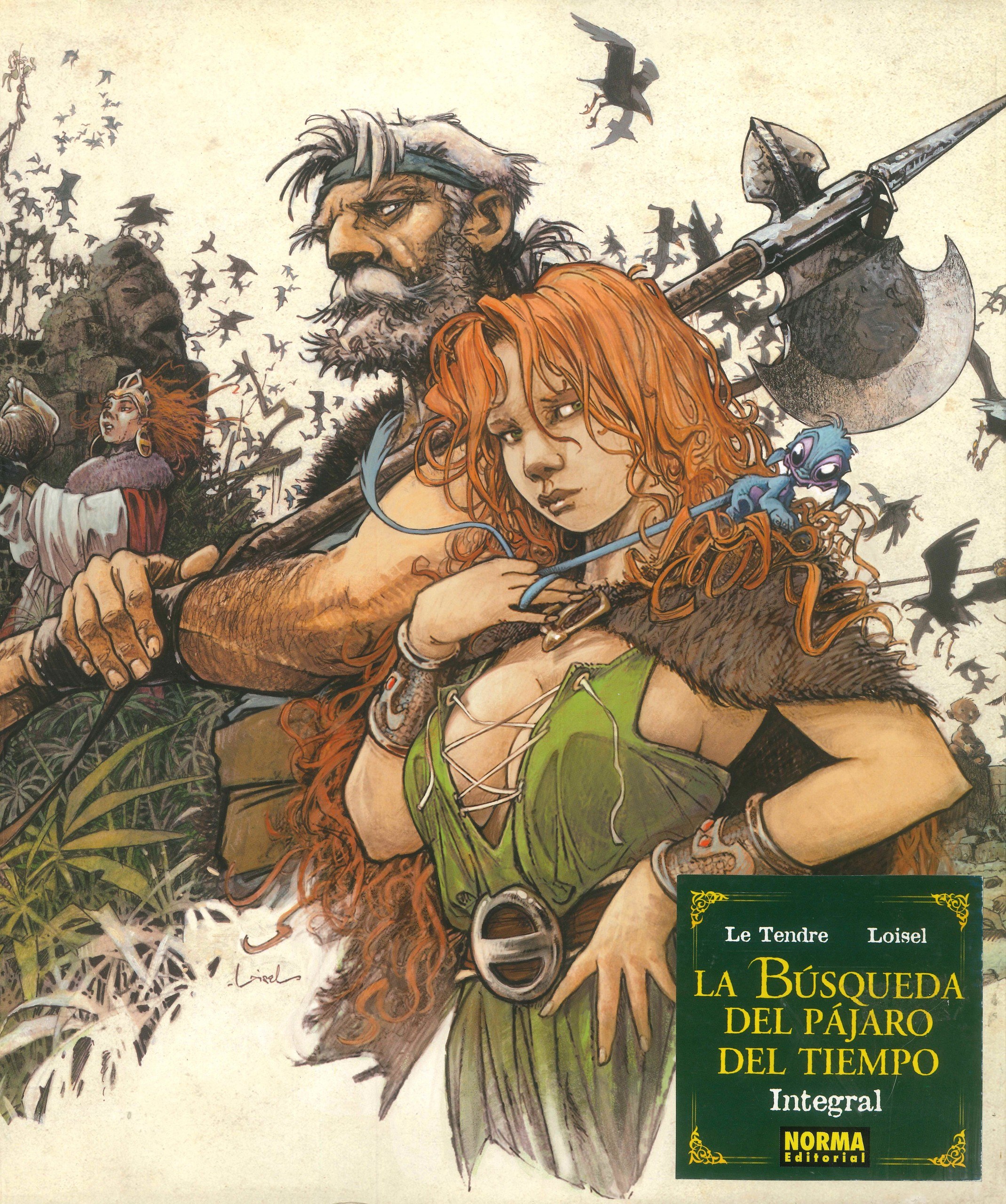 Portada ampliada de La búsqueda del pájaro del tiempo Integral