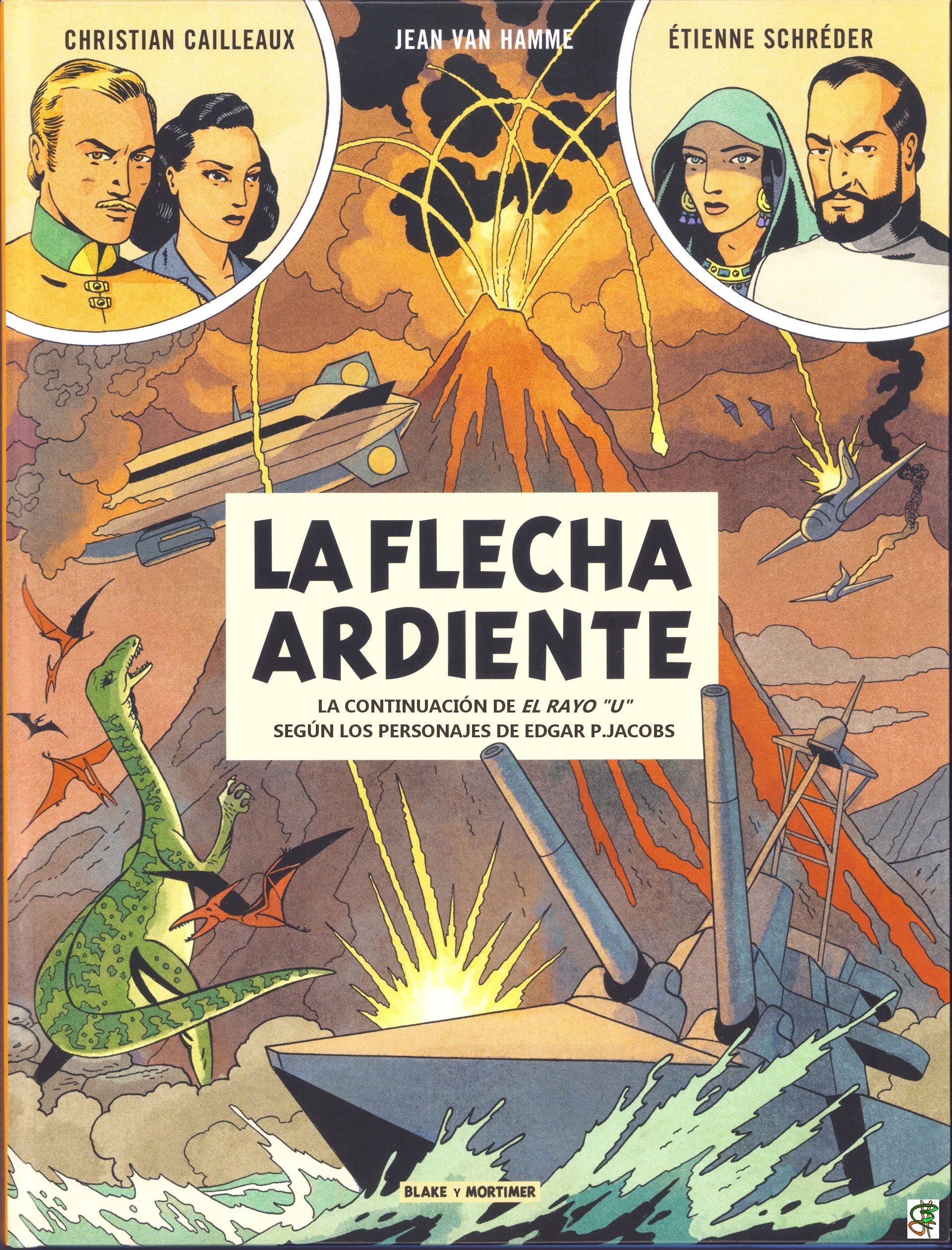 Portada ampliada de LA FLECHA ARDIENTE