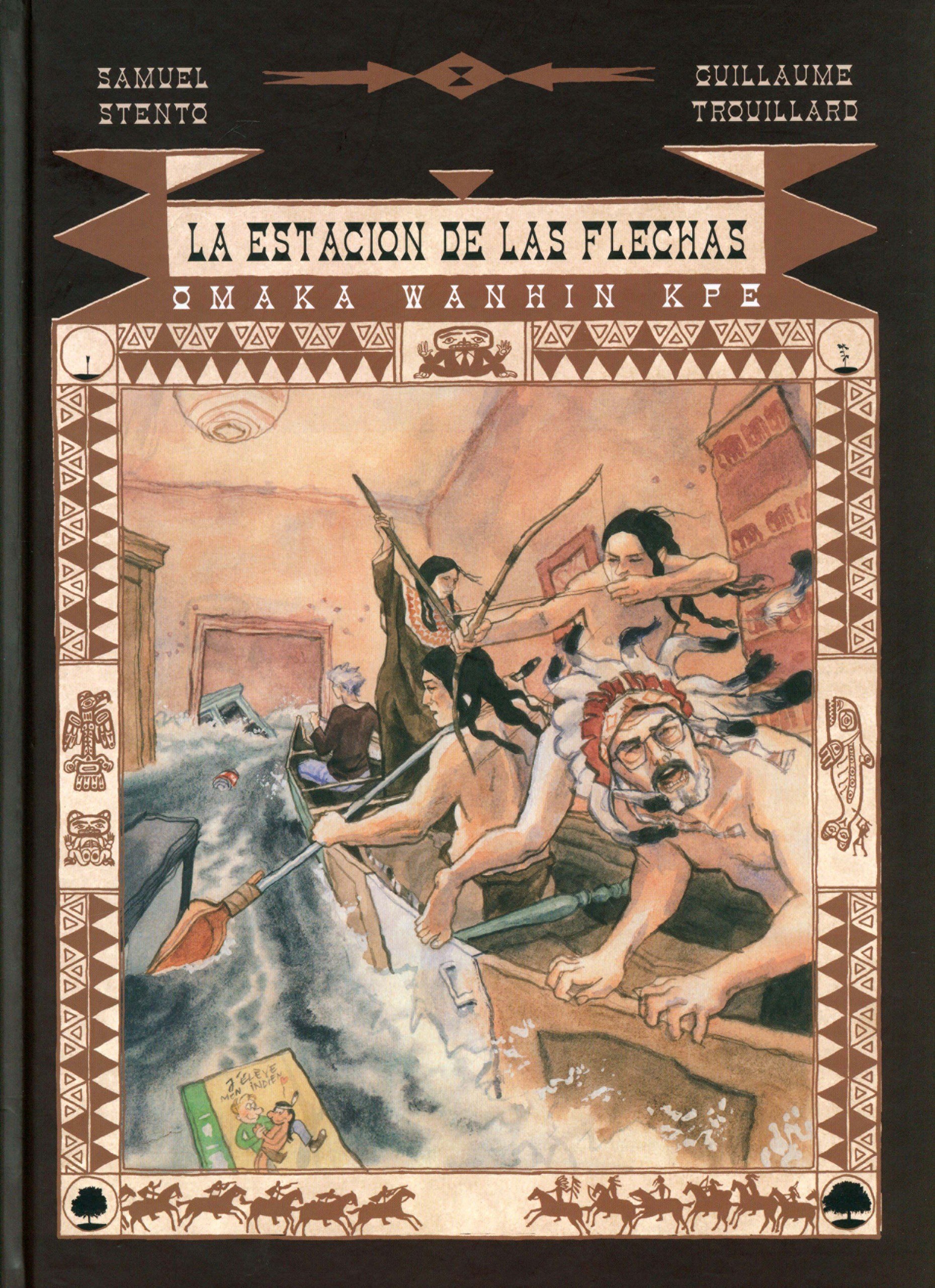 Portada ampliada de LA ESTACION DE LAS FLECHAS