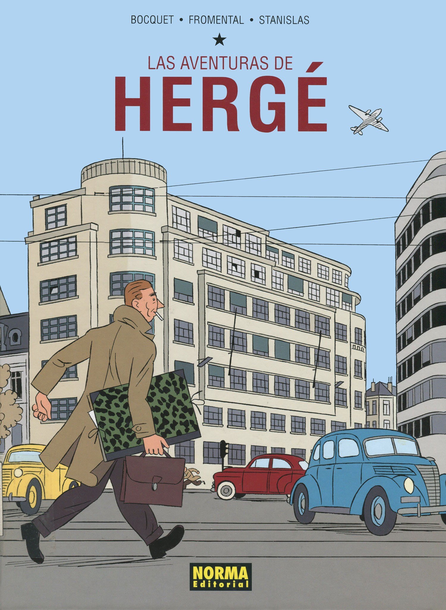 Portada ampliada de LAS AVENTURAS DE HERGÉ