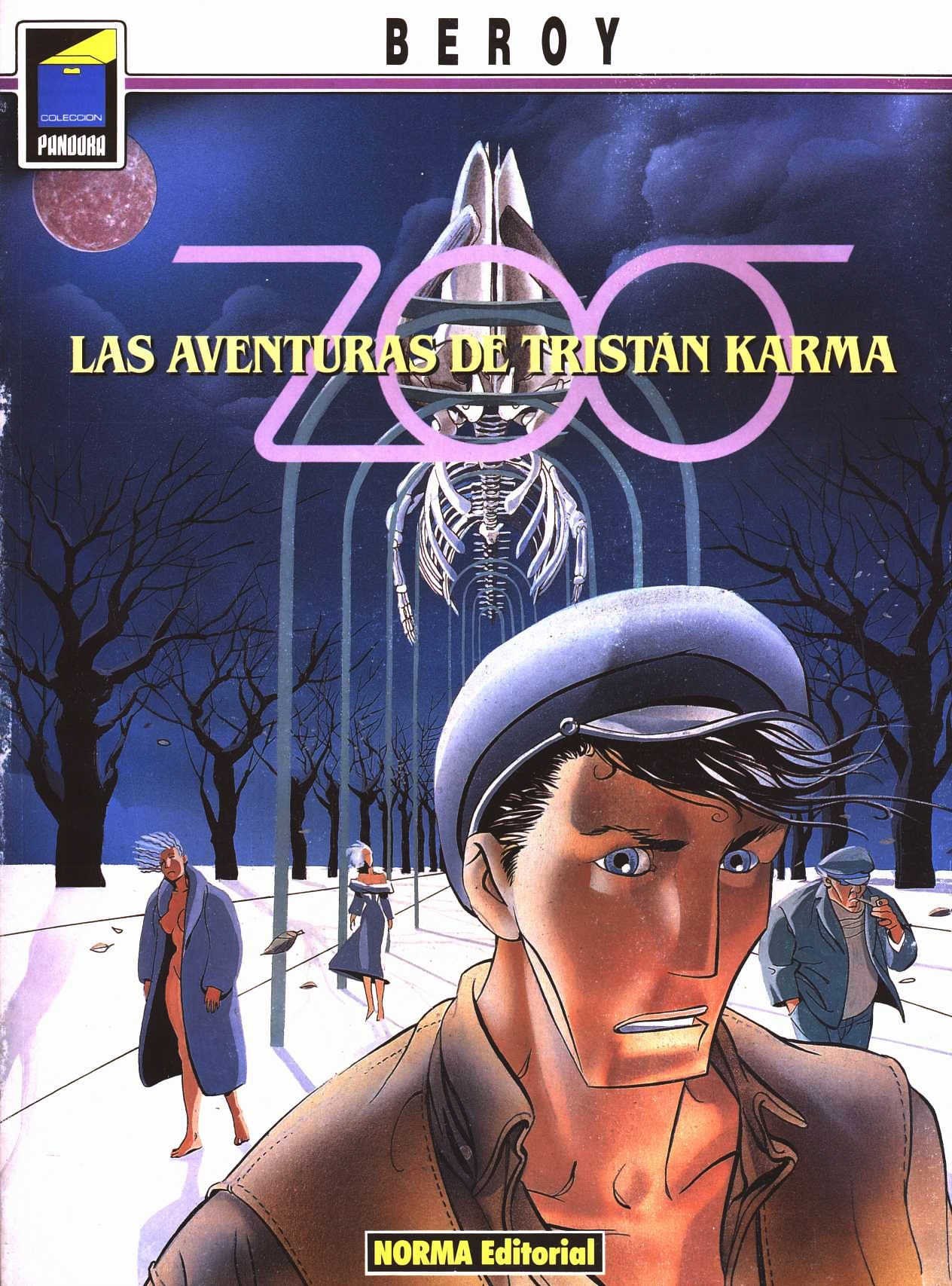 Portada ampliada de LAS AVENTURAS DE TRISTAN KARMA ZOO