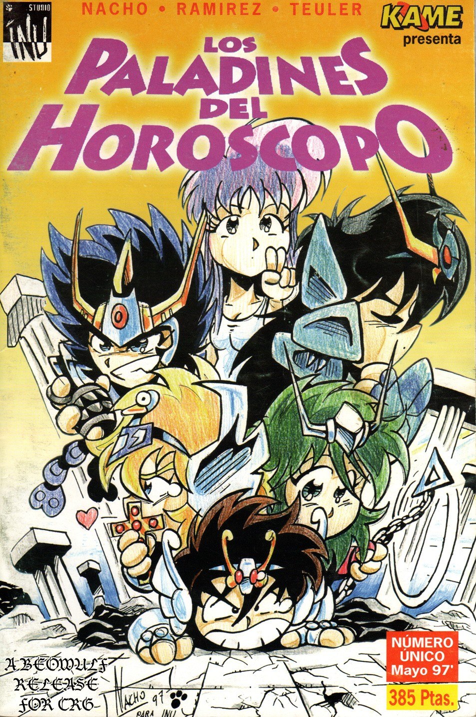 Portada ampliada de LOS PALADINES DEL HOROSCOPO