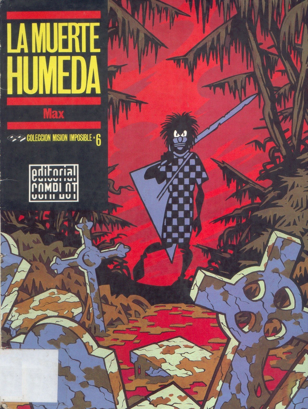 Portada ampliada de LA MUERTE HUMEDA