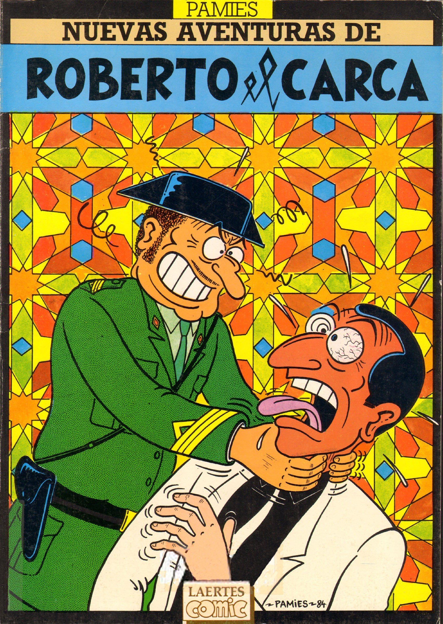 Portada ampliada de Nuevas Aventuras de Roberto y Carca