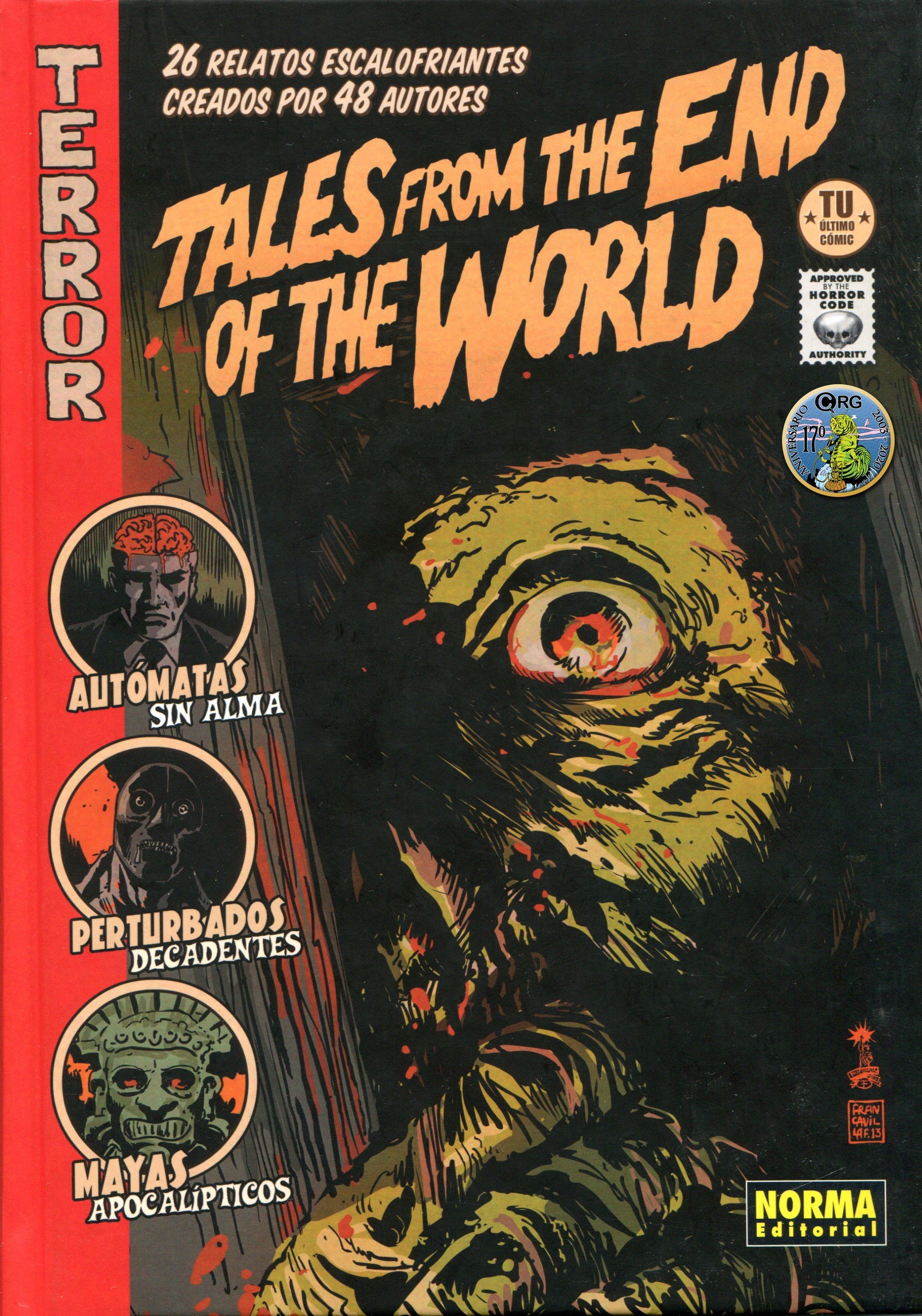Portada ampliada de Tales from the end of the world