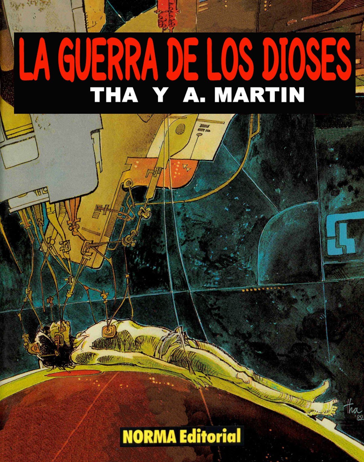 Portada ampliada de LA GUERRA DE LOS DIOSES