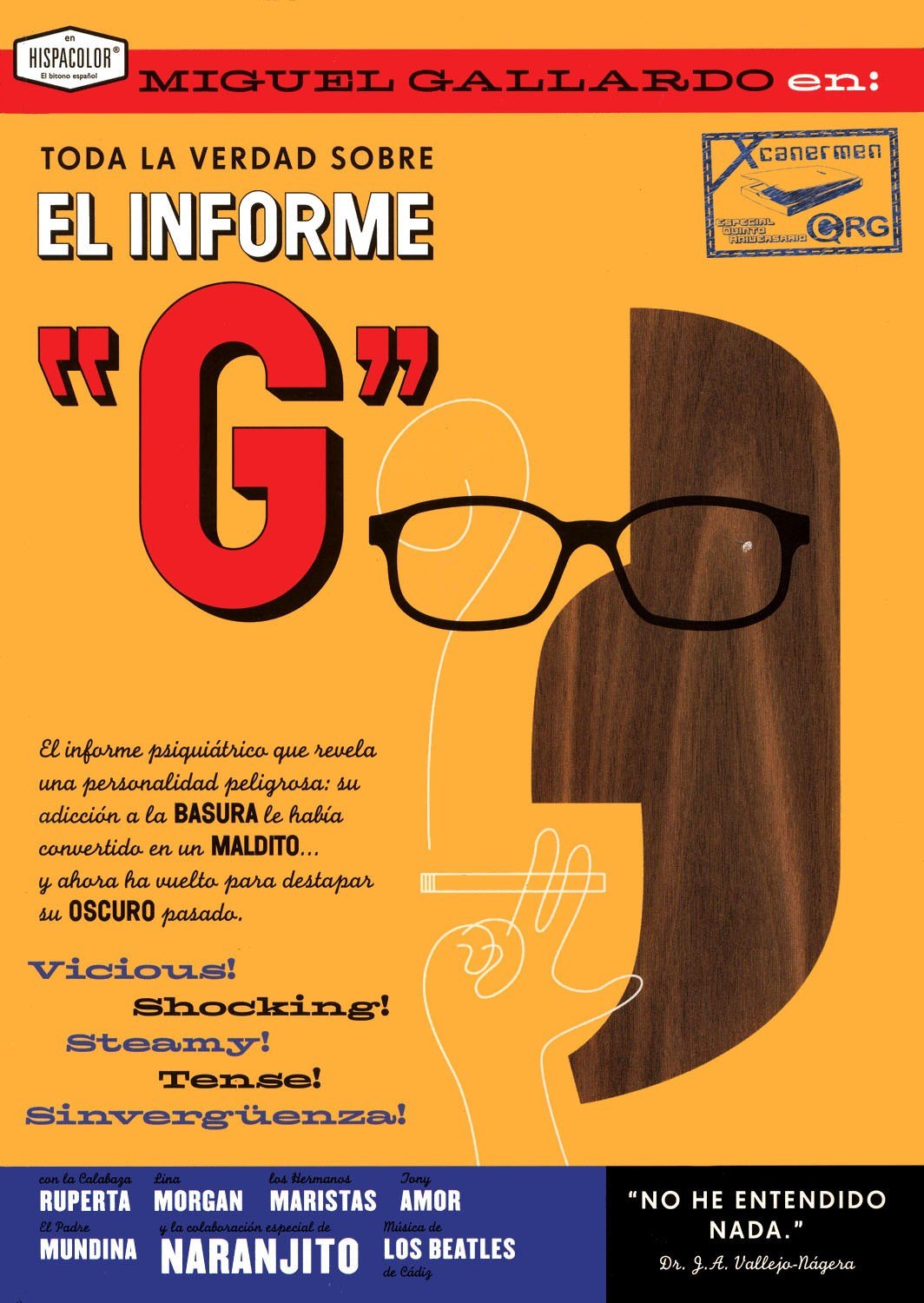 Portada ampliada de MIGUEL GALLARDO en: TODA LA VERDAD SOBRE EL INFORME "G"
