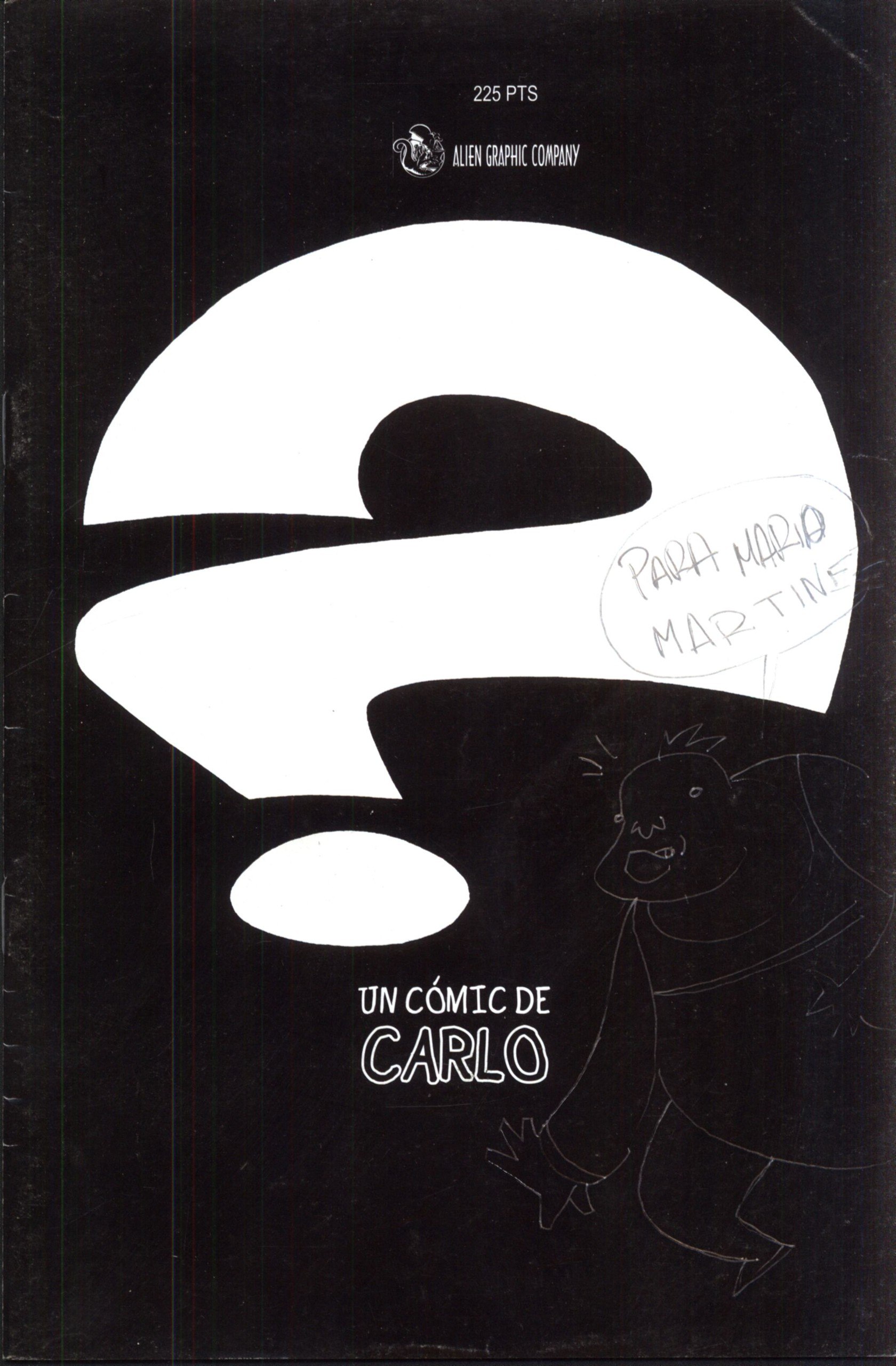 Portada ampliada de Un comic de Carlo x Carasucia