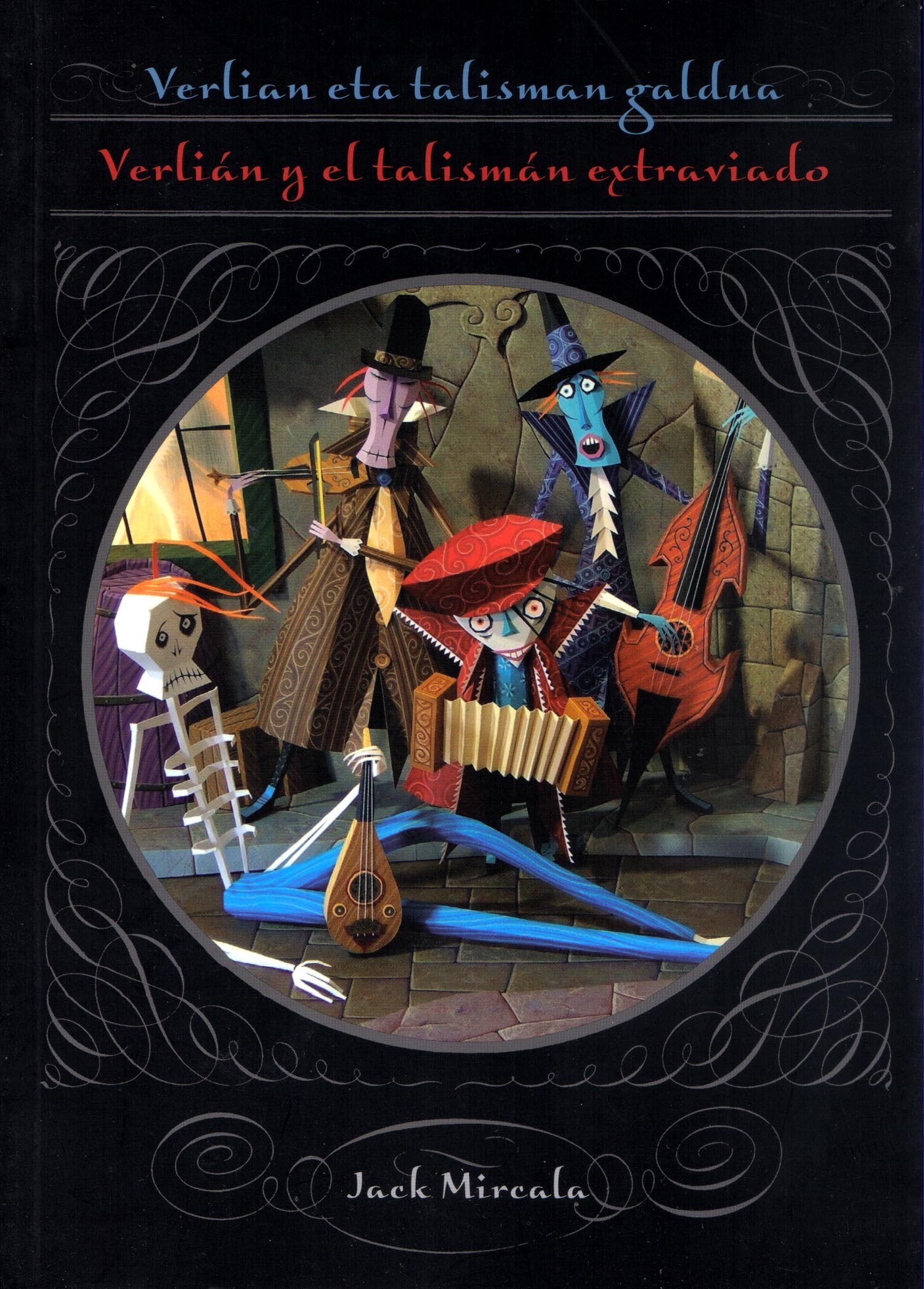 Portada ampliada de Verlián eta talisman galdua Verlián y el talismán extraviado