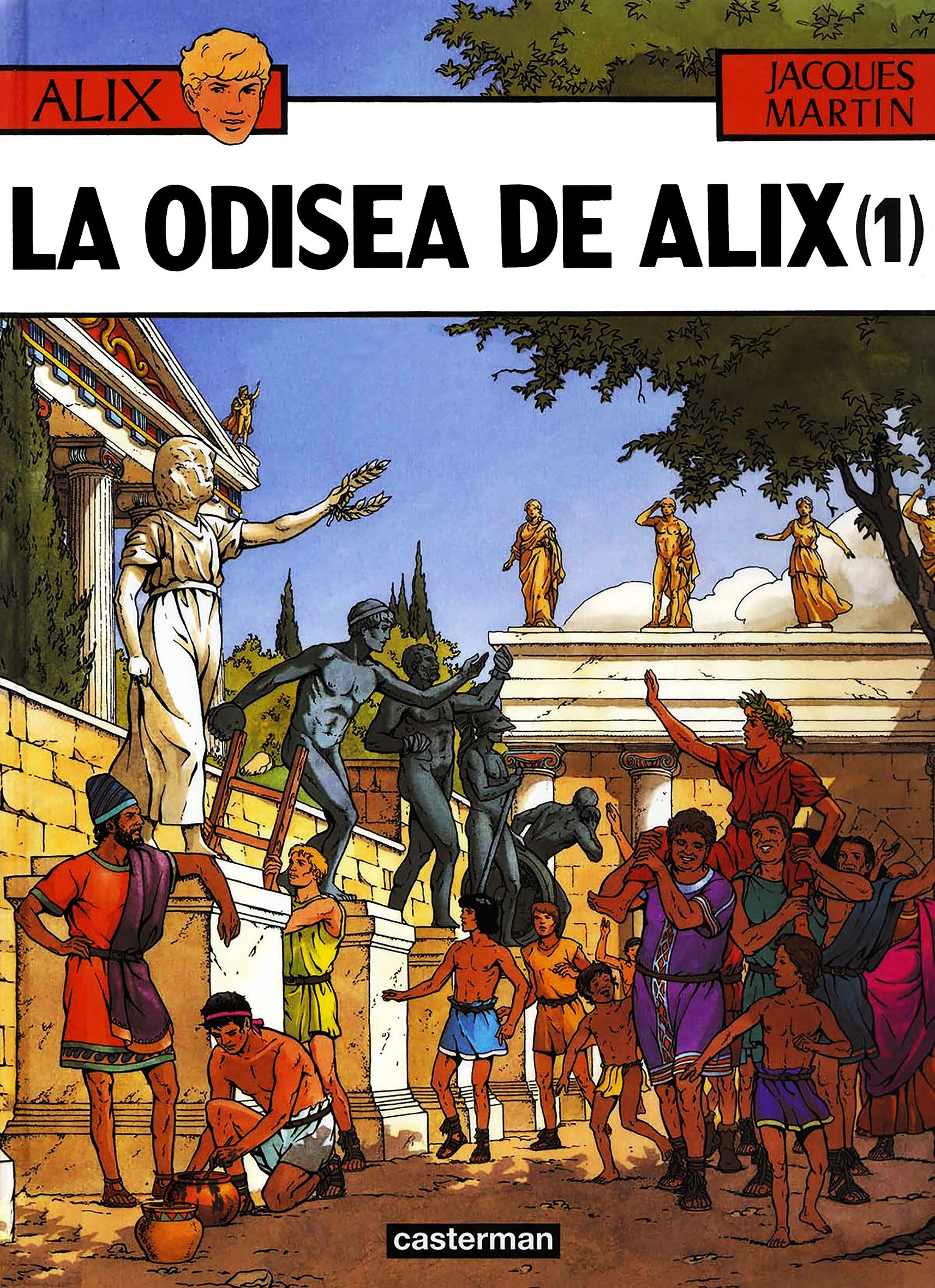 Portada ampliada de Alix - La Odisea de Alix (de J.Martin)(Ed.Casterman y Dargaud)(1999)