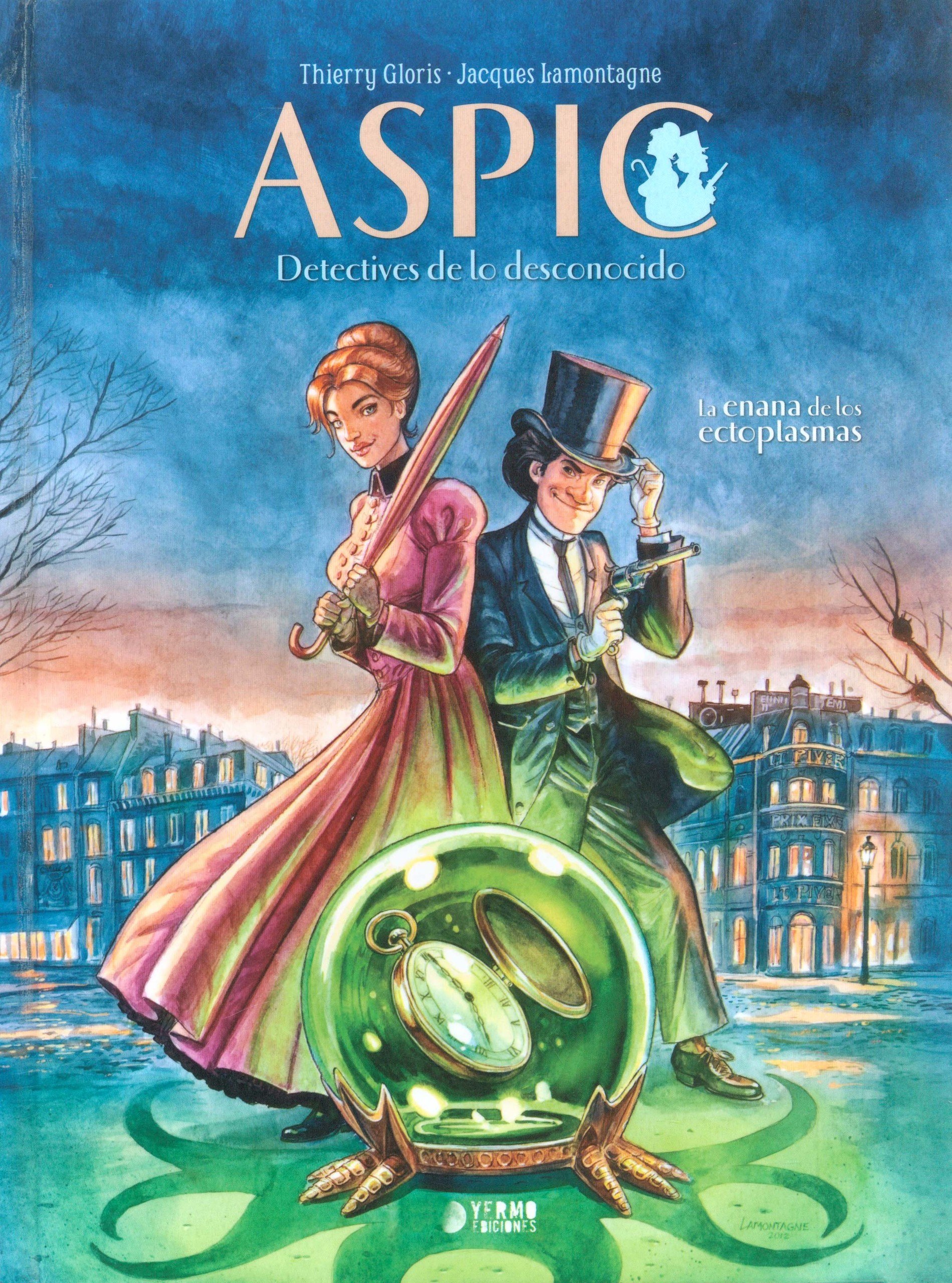 Portada ampliada de Aspic - Detectives de lo Desconocido (Yermo y Quadrants)(2015-16 y 2010-21)