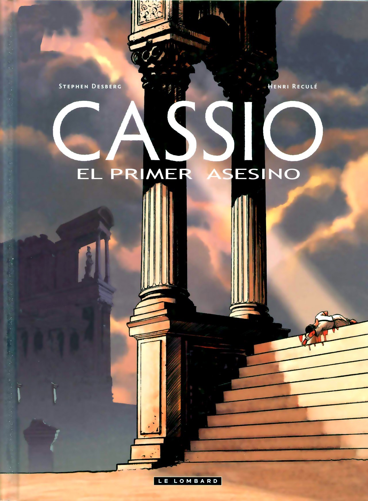 Portada ampliada de Cassio (de S.Desberg y H.Recule)(Ed. Le Lombard)