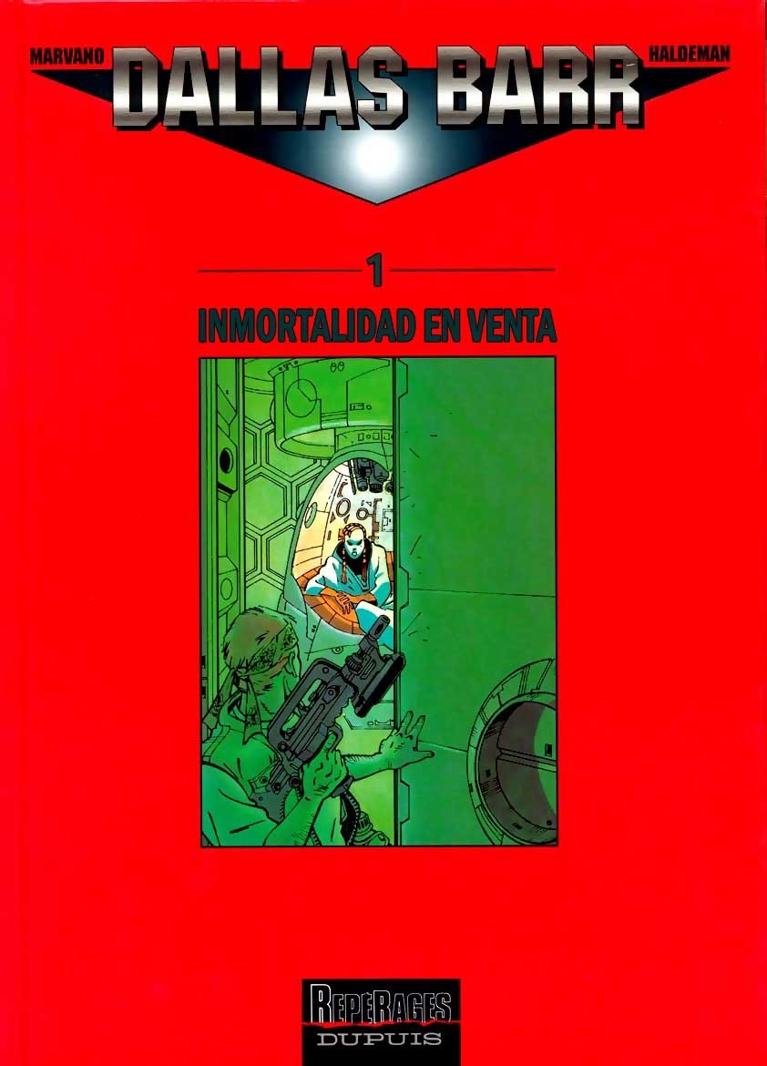 Portada ampliada de Dallas Barr (de Haldeman y Marvano)