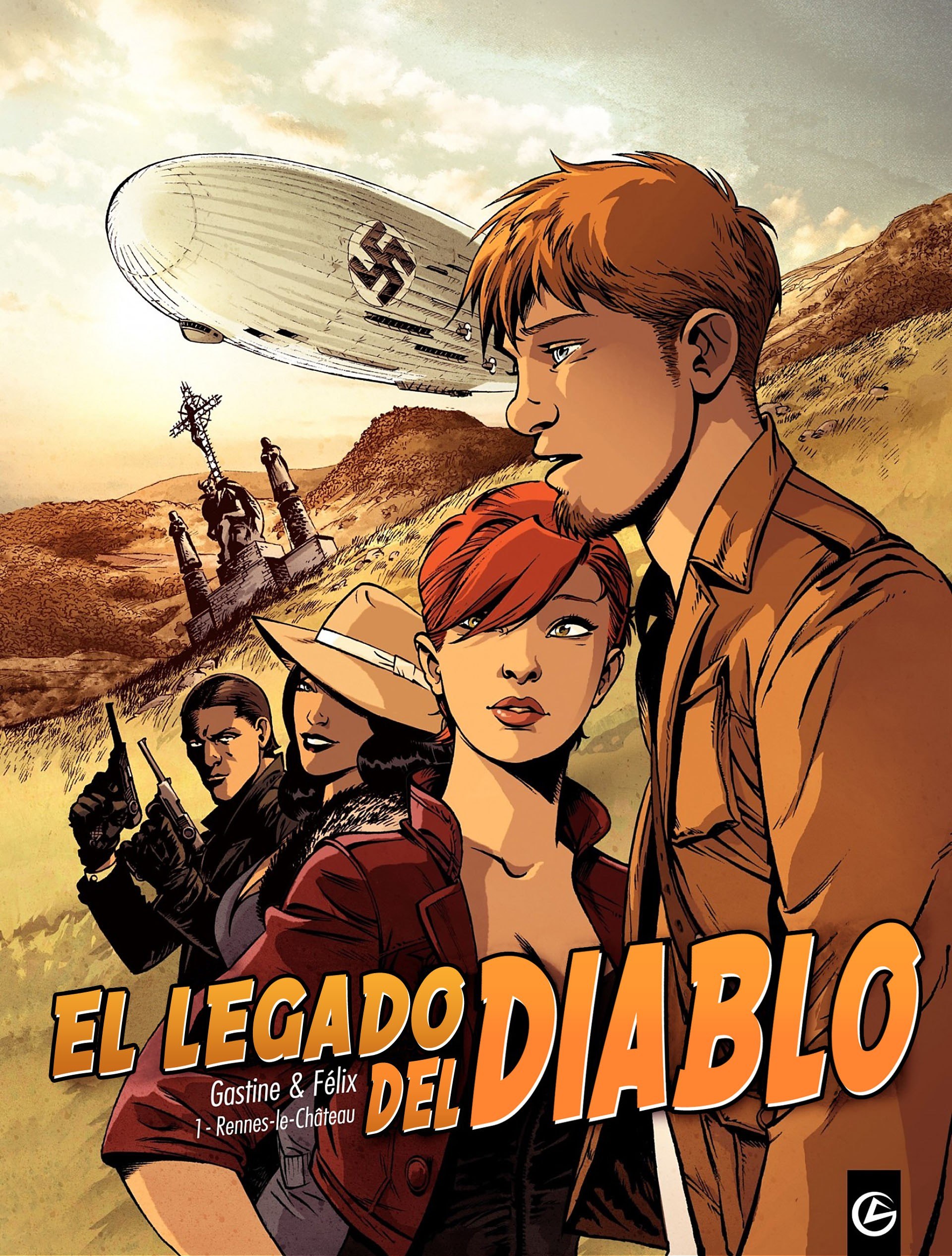 Portada ampliada de El legado del diablo (de J.Felix y P.Gastine)